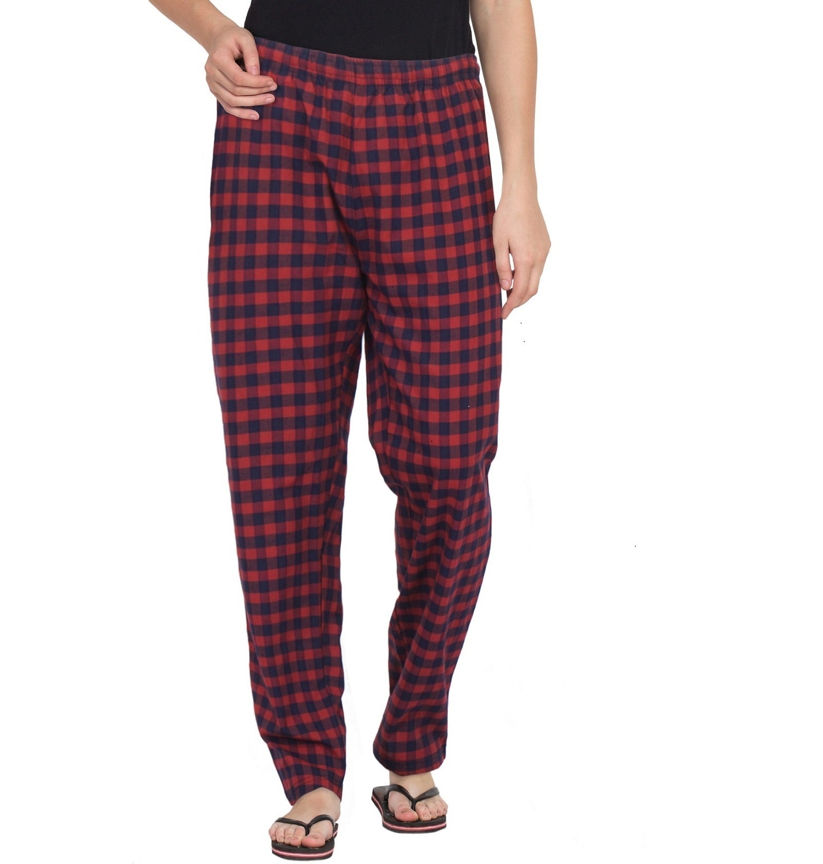 Brown & Black Check Pyjama - FflirtyGo