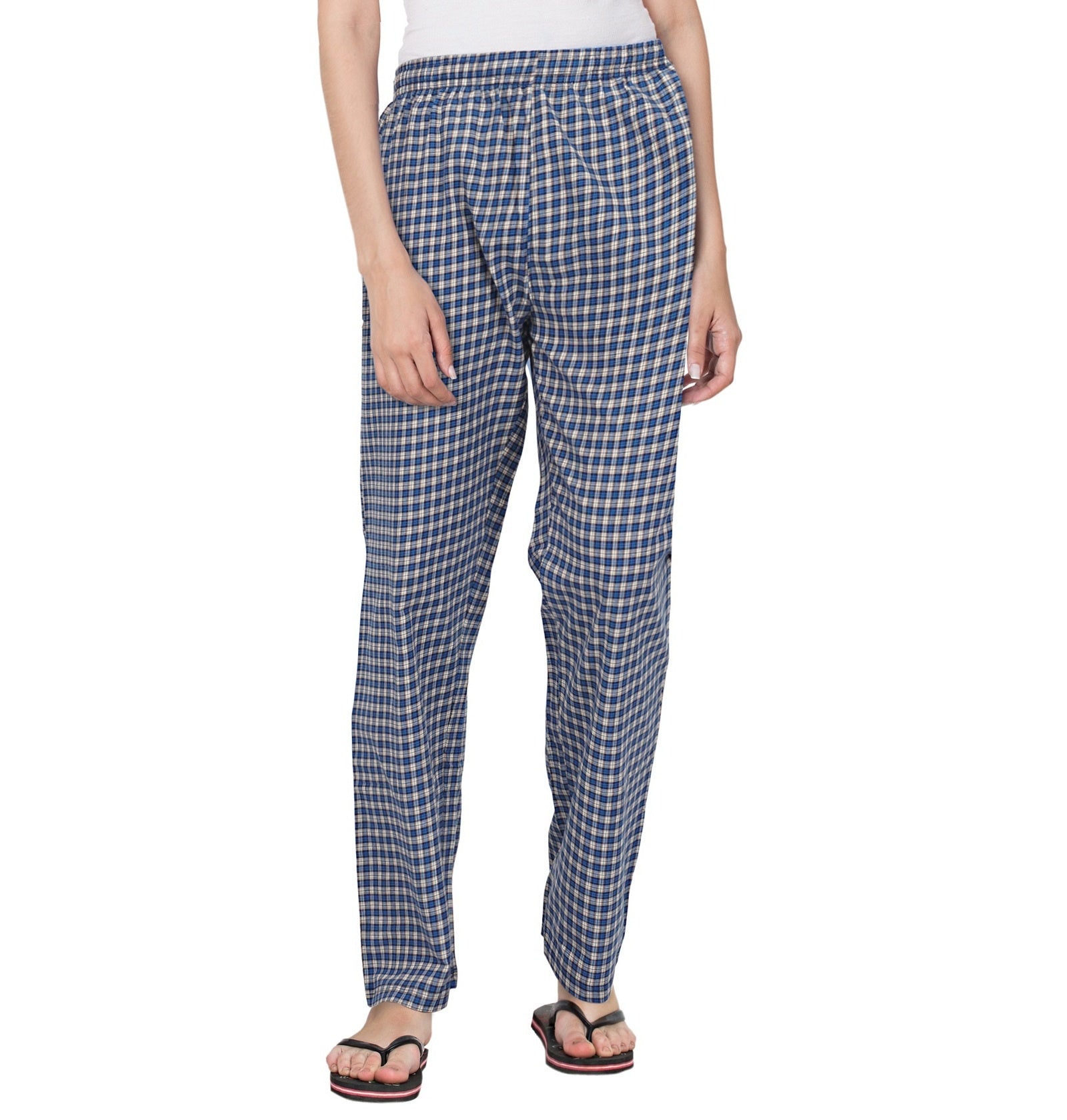 Red & Navy Check Pyjama - FflirtyGo