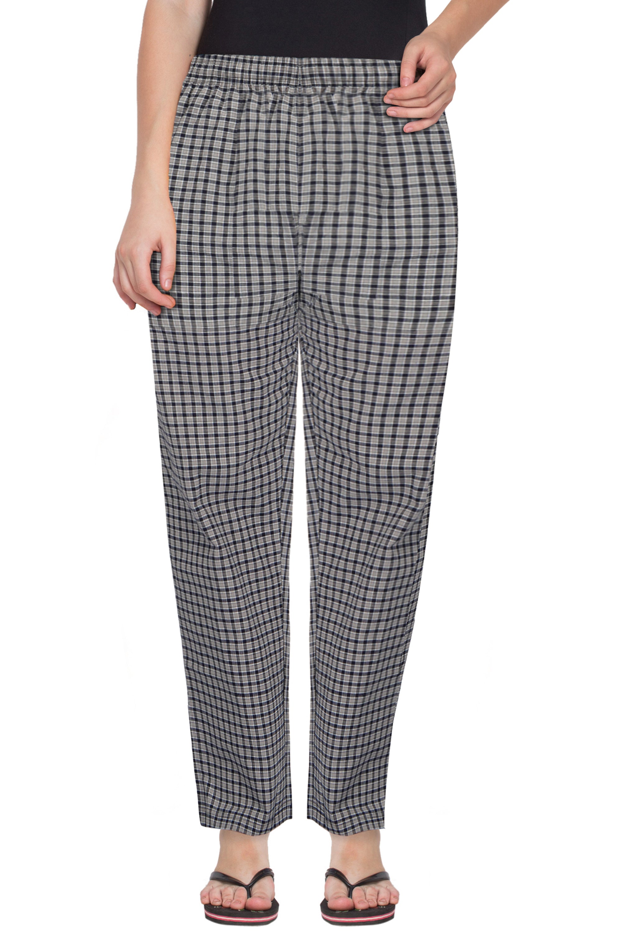 Brown & Black Check Pyjama - FflirtyGo