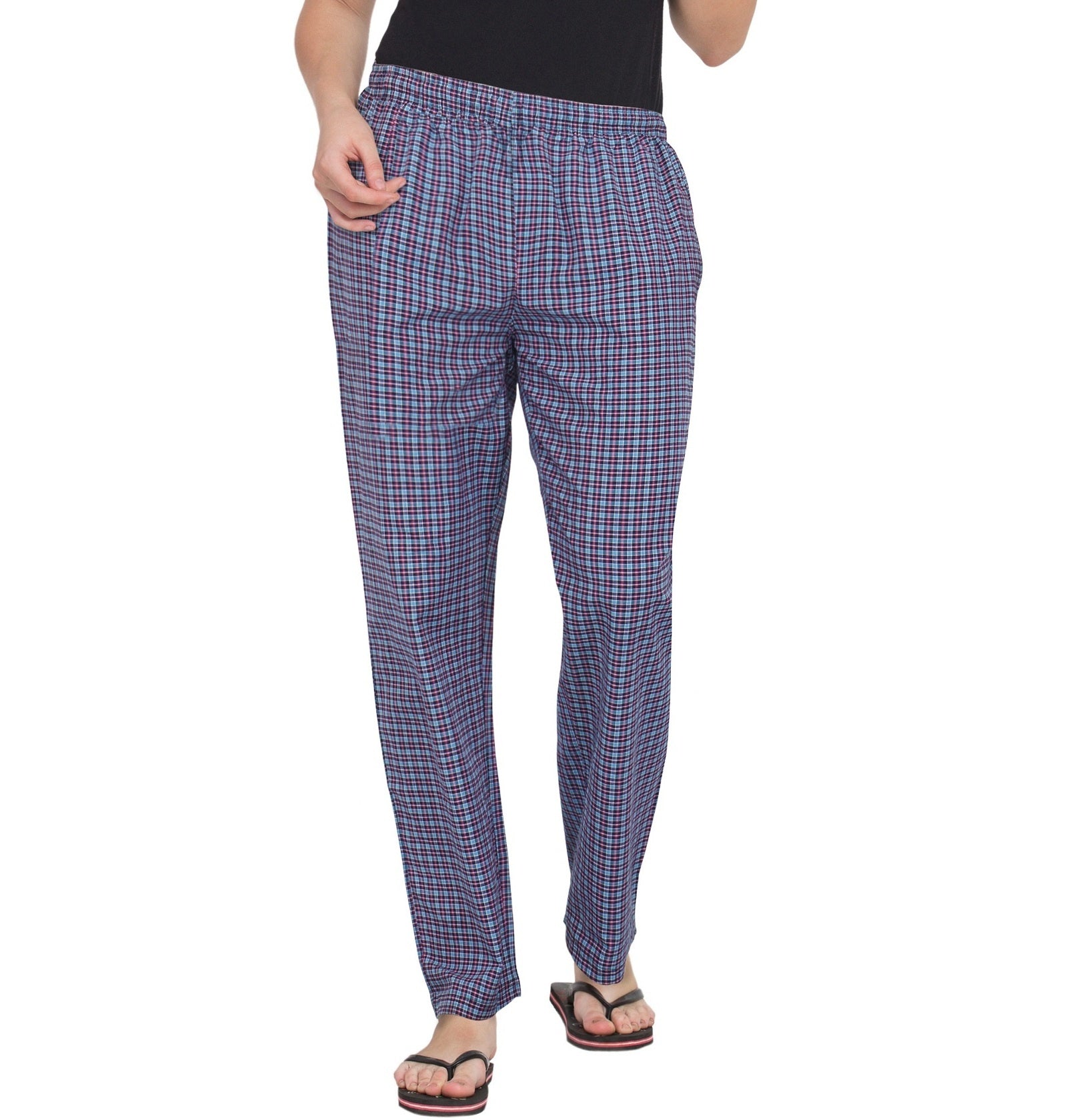 Brown & Black Check Pyjama - FflirtyGo