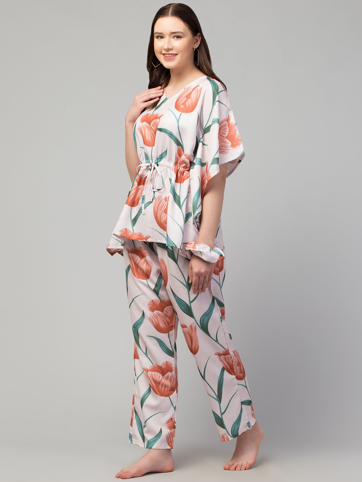 Peachy Paradise Kaftan Set