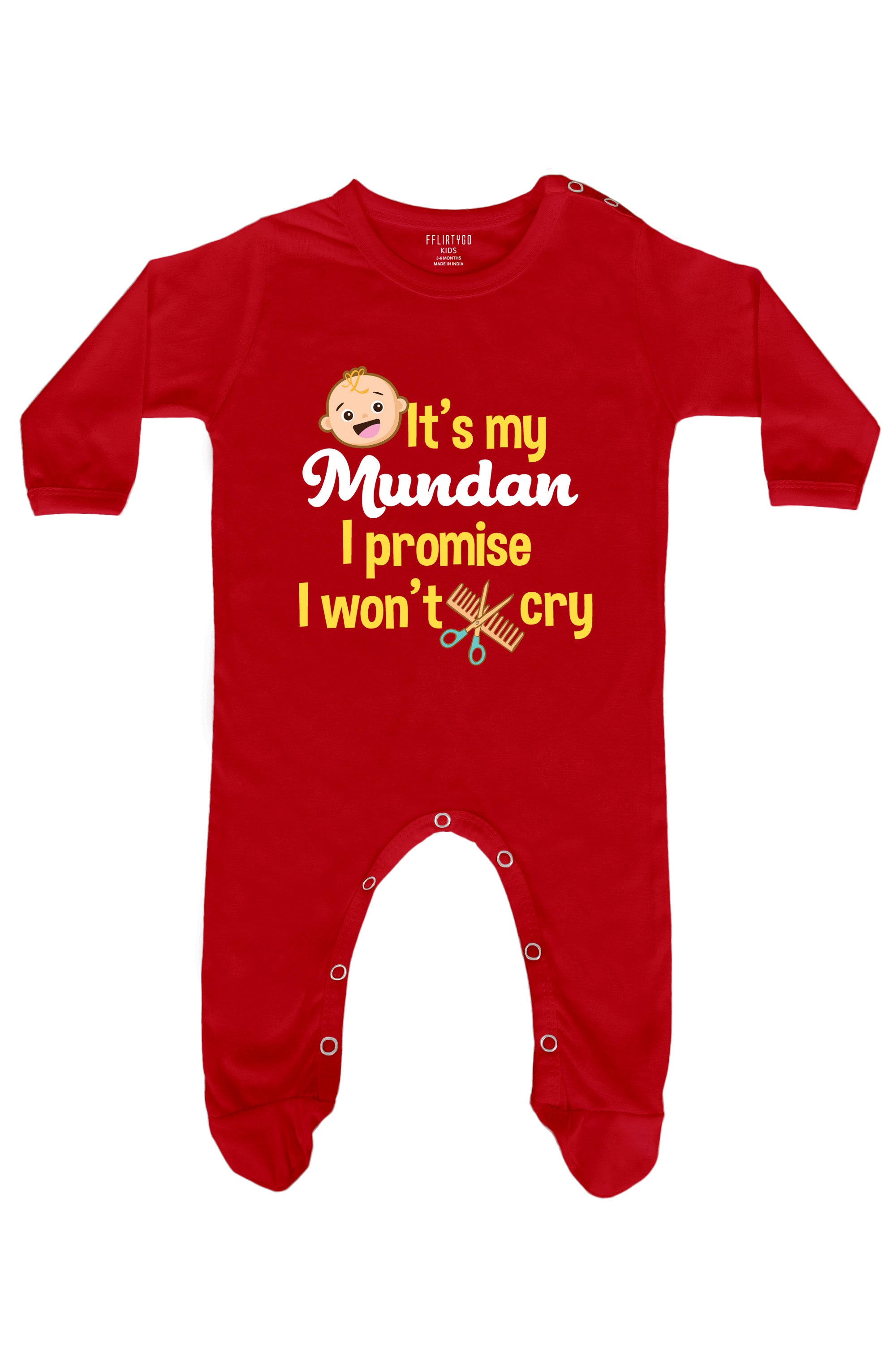 Promise I Won't Cry Baby Romper | Onesies