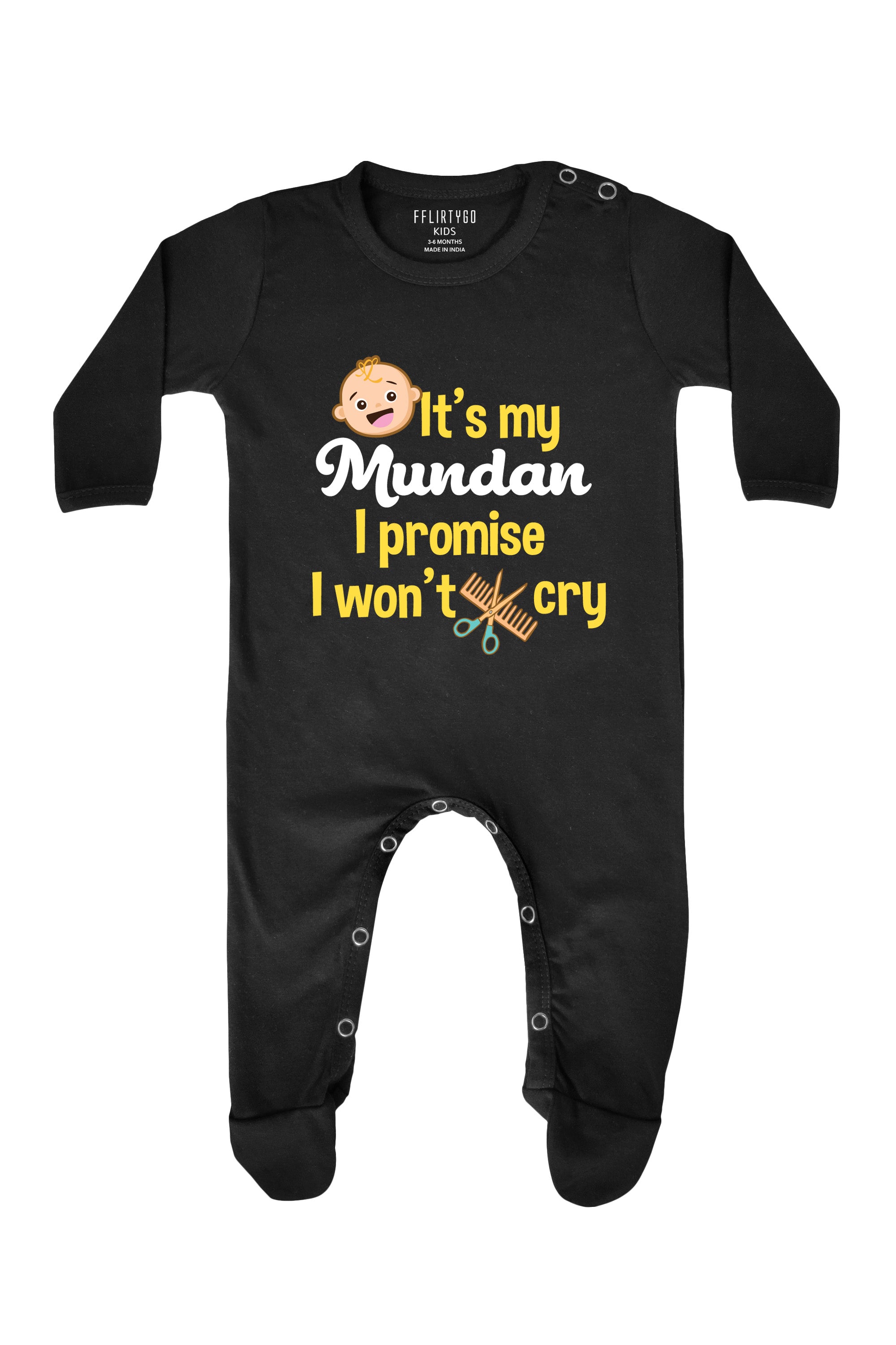 Promise I Won't Cry Baby Romper | Onesies