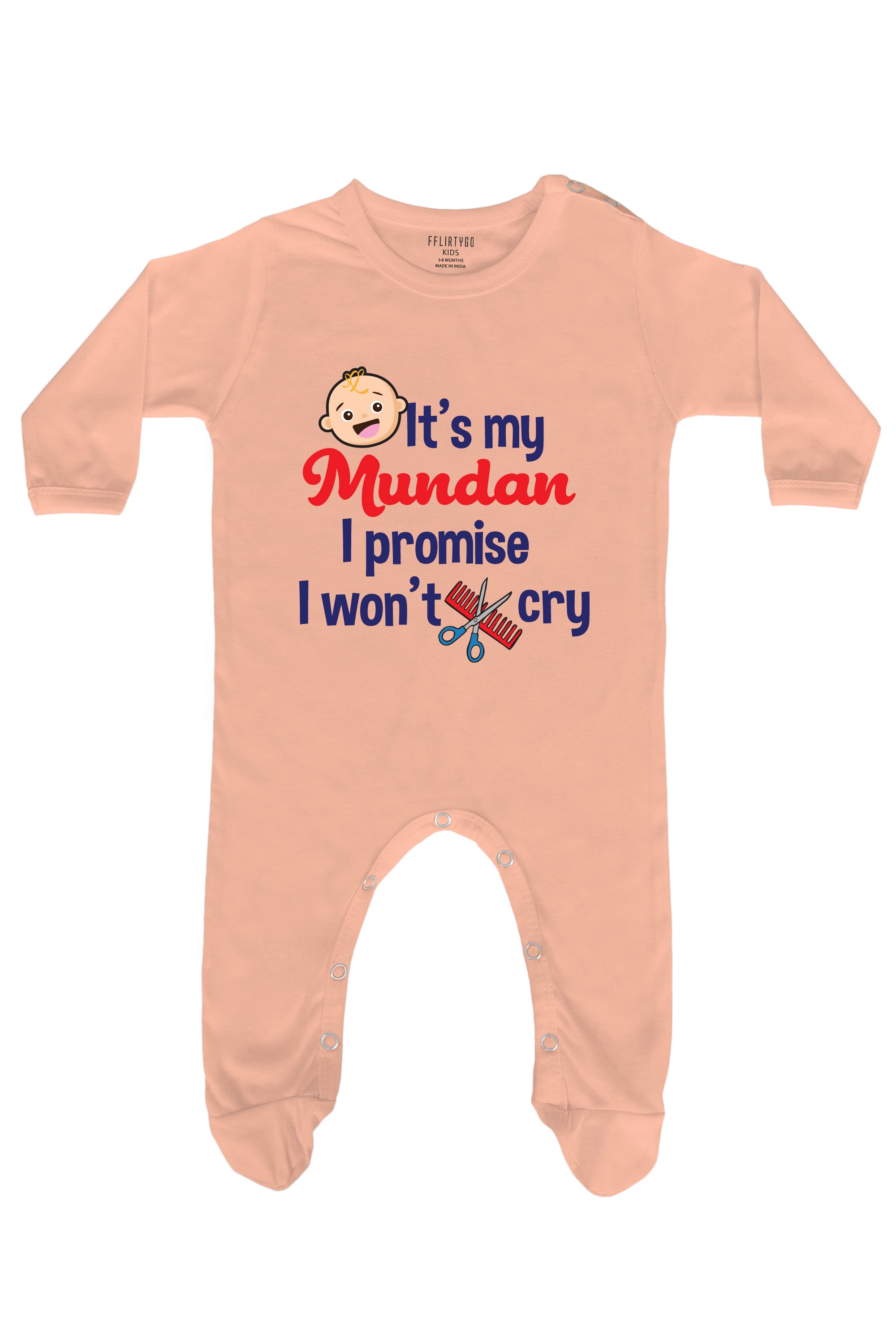 Promise I Won't Cry Baby Romper | Onesies