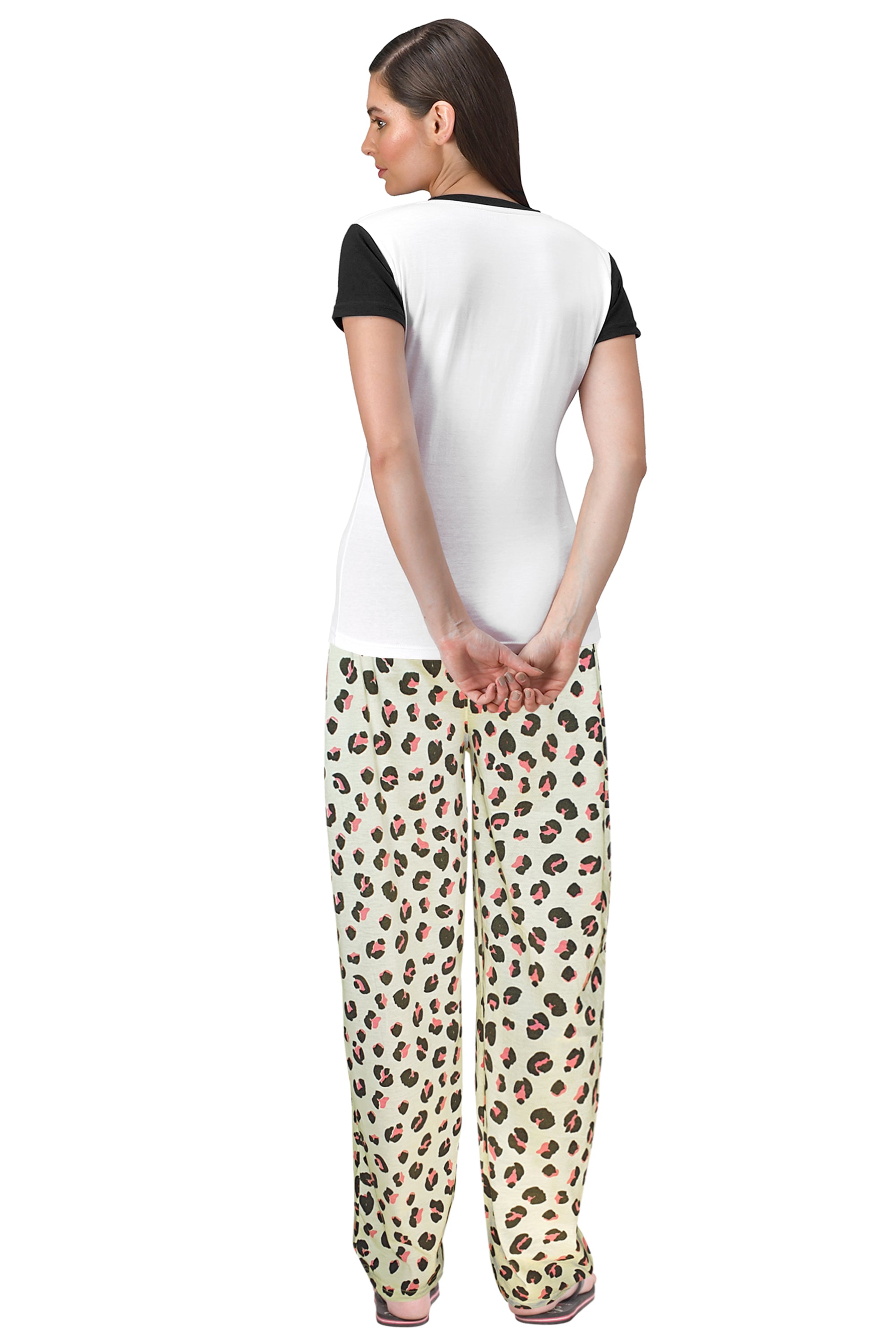 FflirtyGo Be Wild Printed Top and Pyjama Set - FflirtyGo