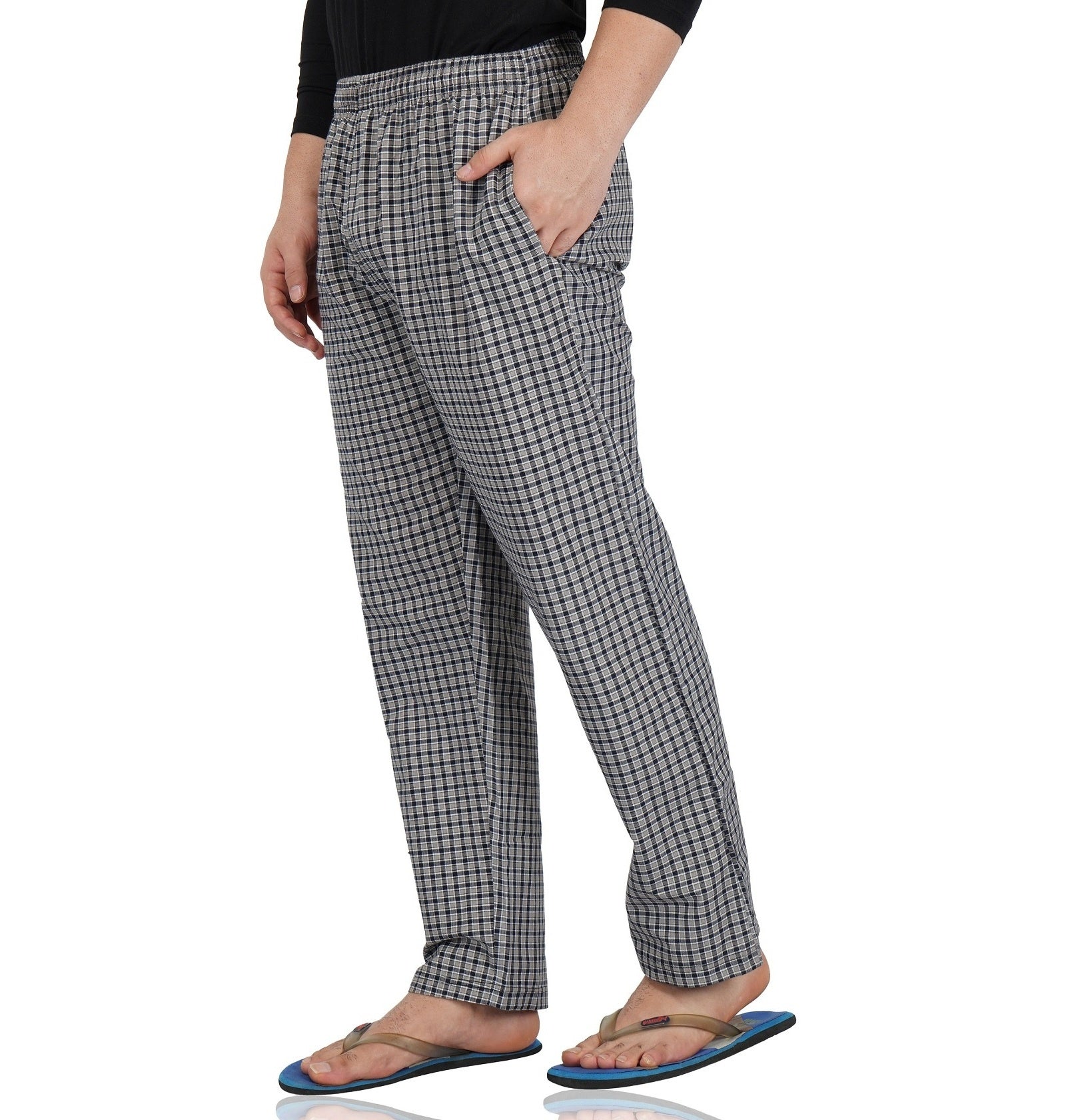 Brown & Black Check Pyjama - FflirtyGo