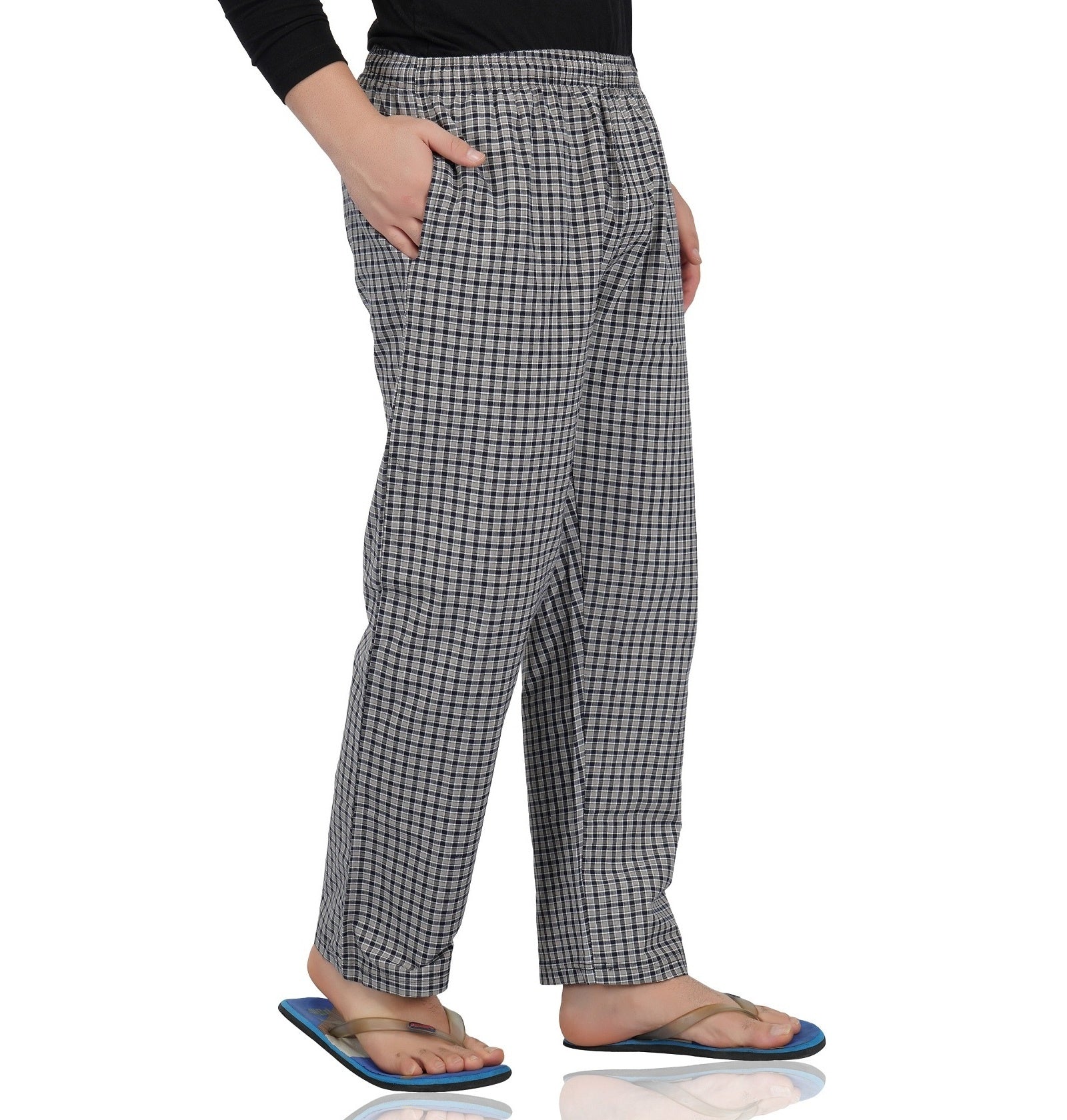 Brown & Black Check Pyjama - FflirtyGo