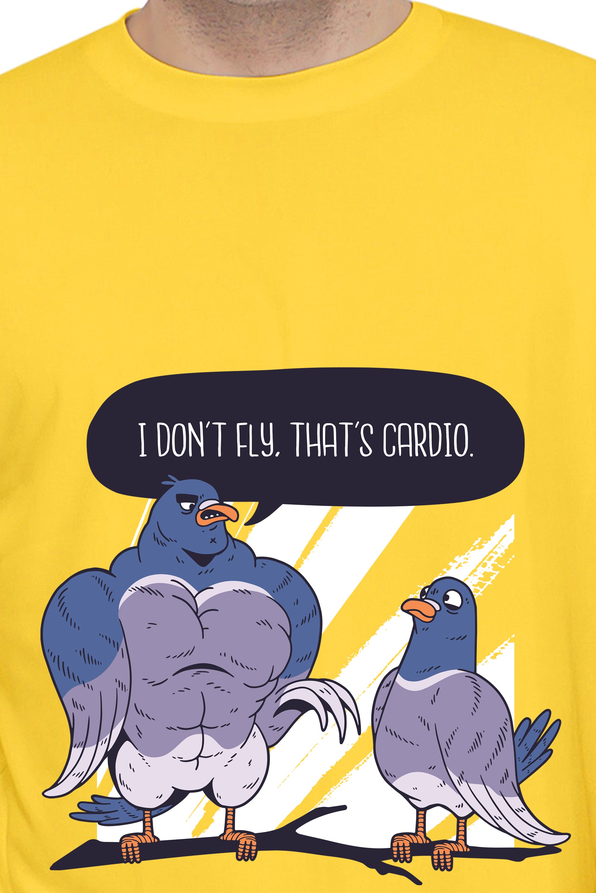 I don't Fly Thats Cardio - Funny Gym Tee