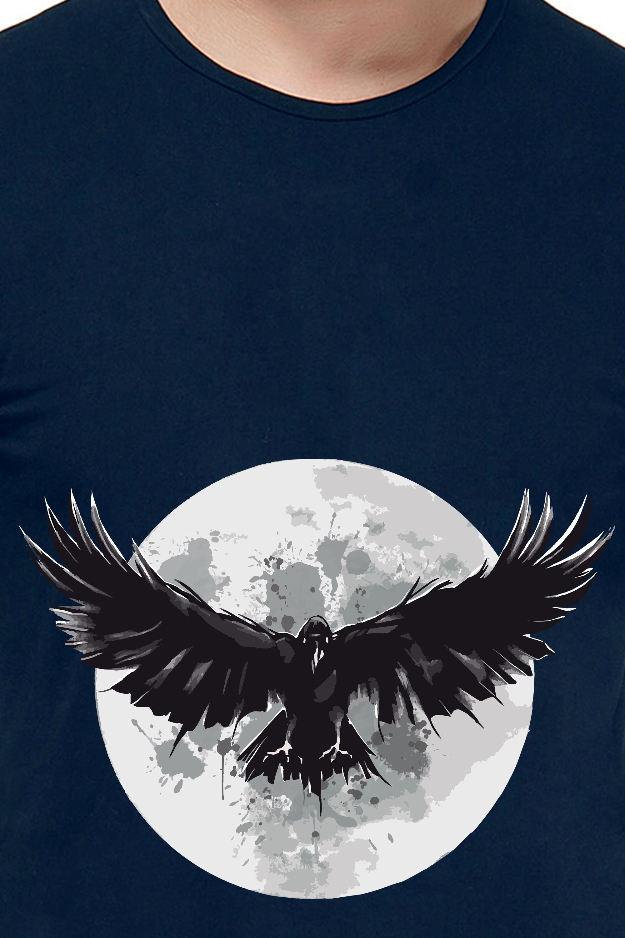 Crow In Front Of Moon