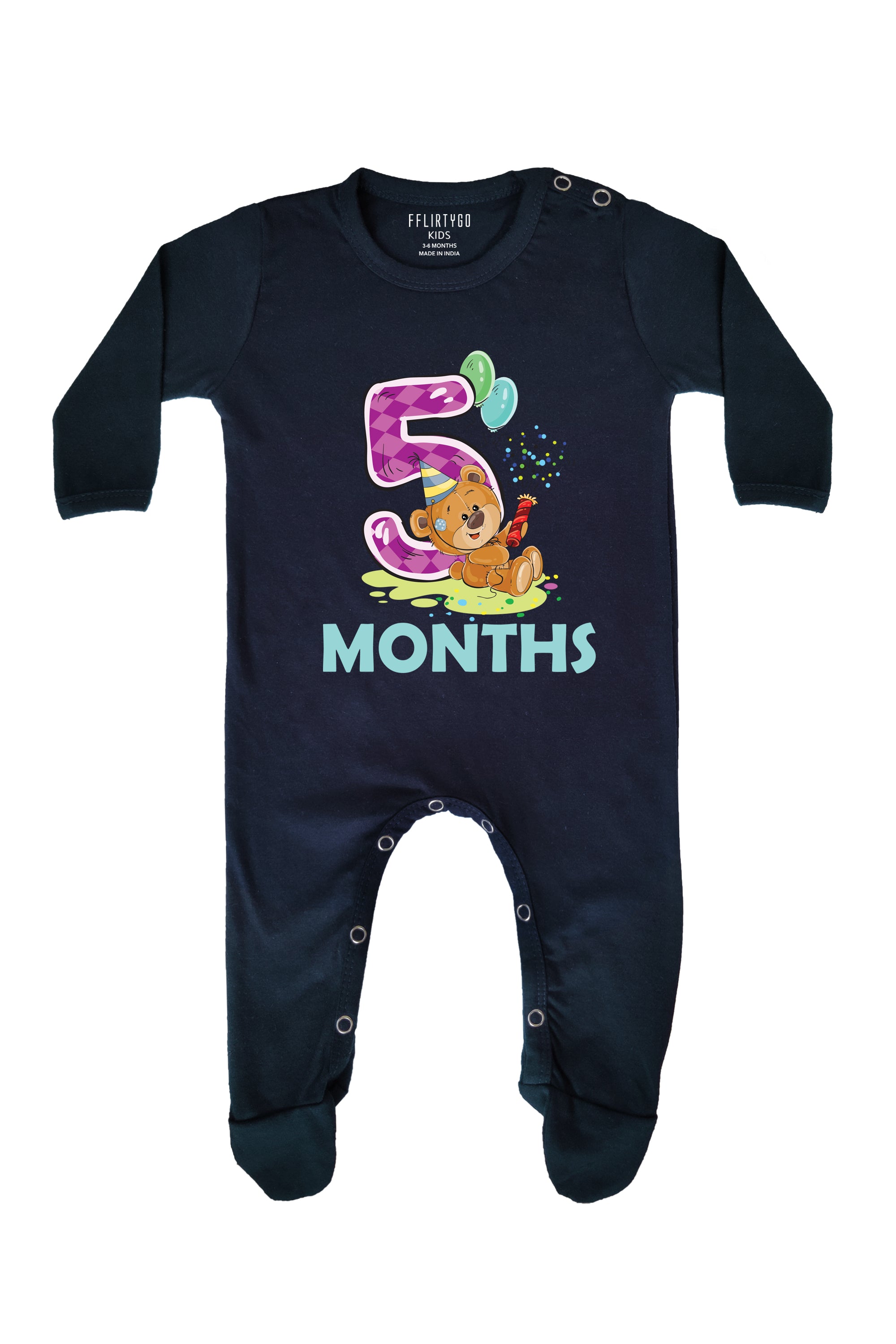 Five Months Milestone Baby Romper | Onesies