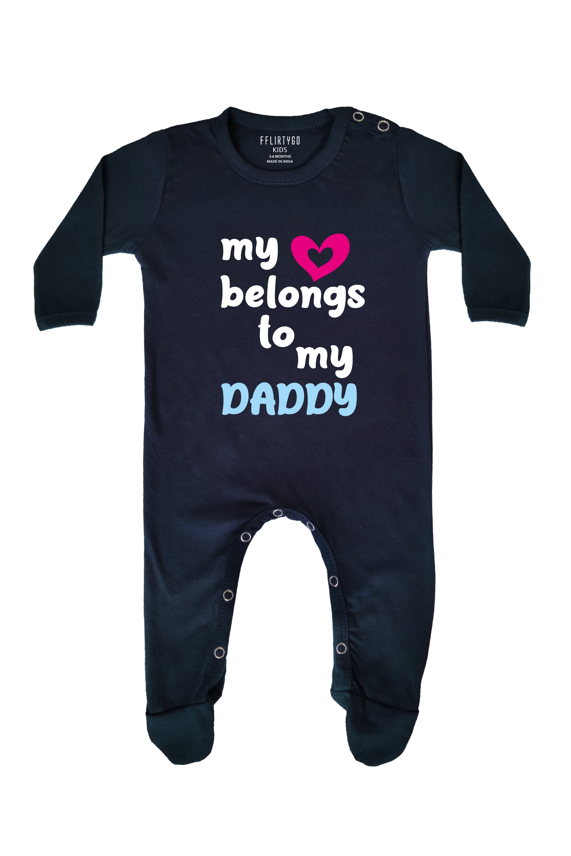 My Heart Belongs To My Daddy Baby Romper | Onesies