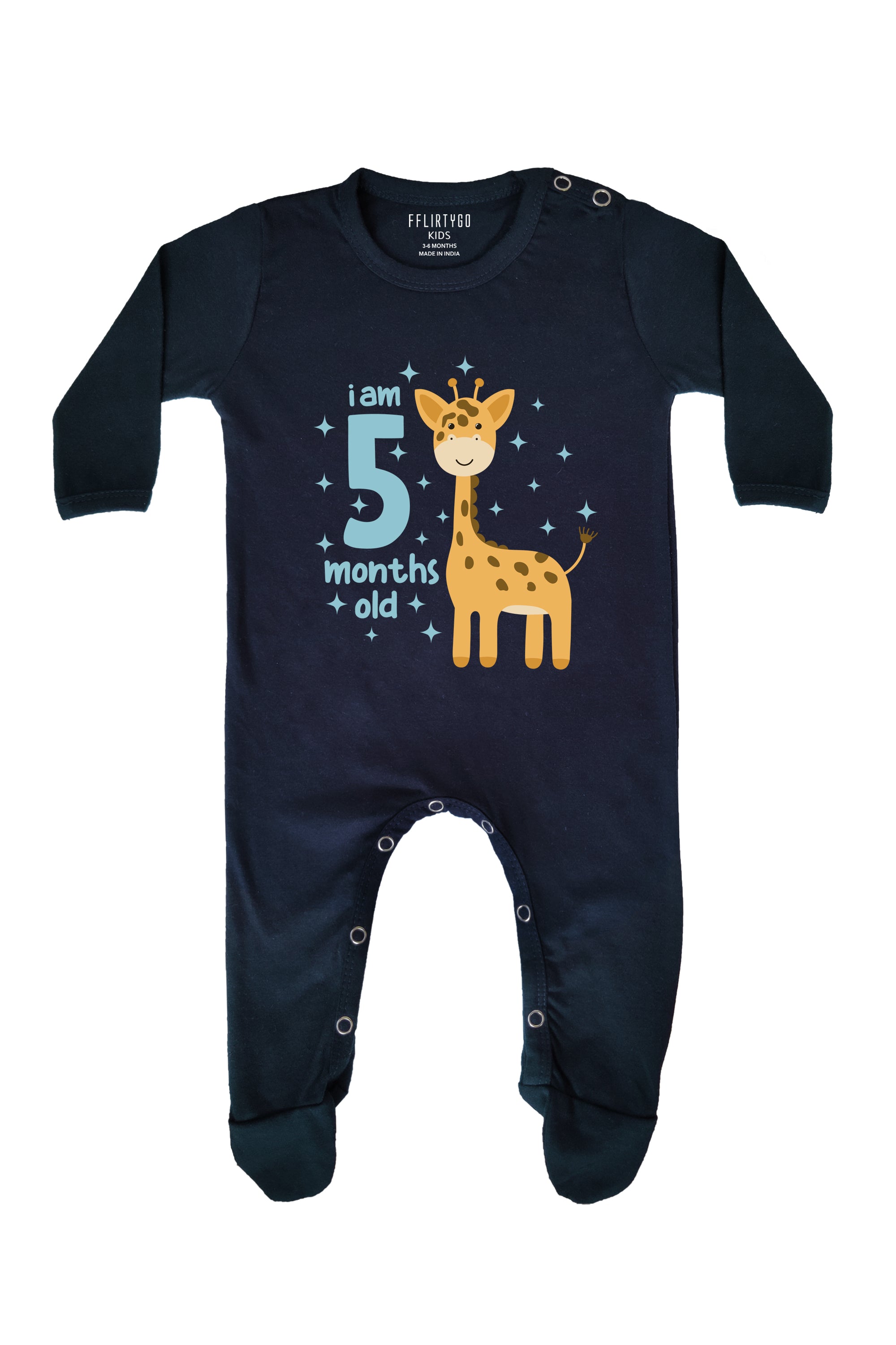 Five Month Milestone Baby Romper | Onesies