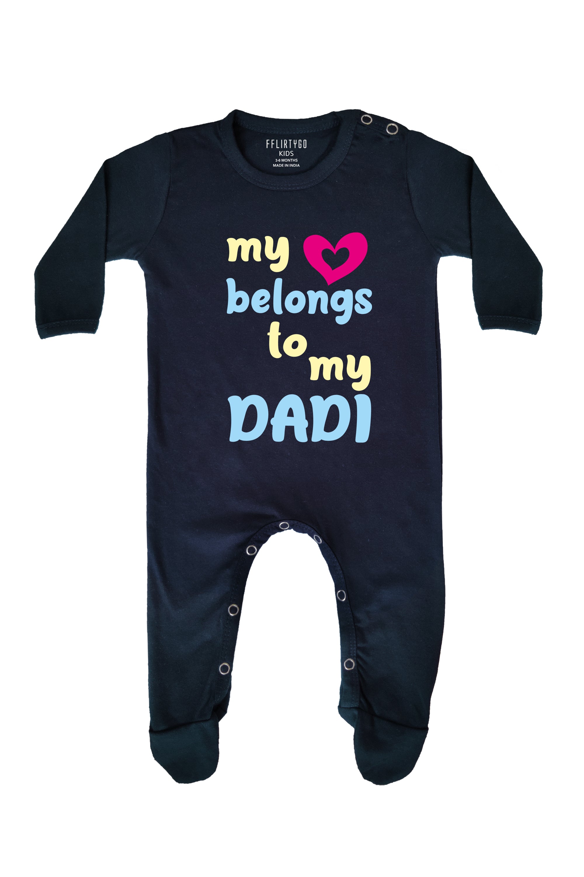 My Love Belongs To My Dadi Baby Romper | Onesies