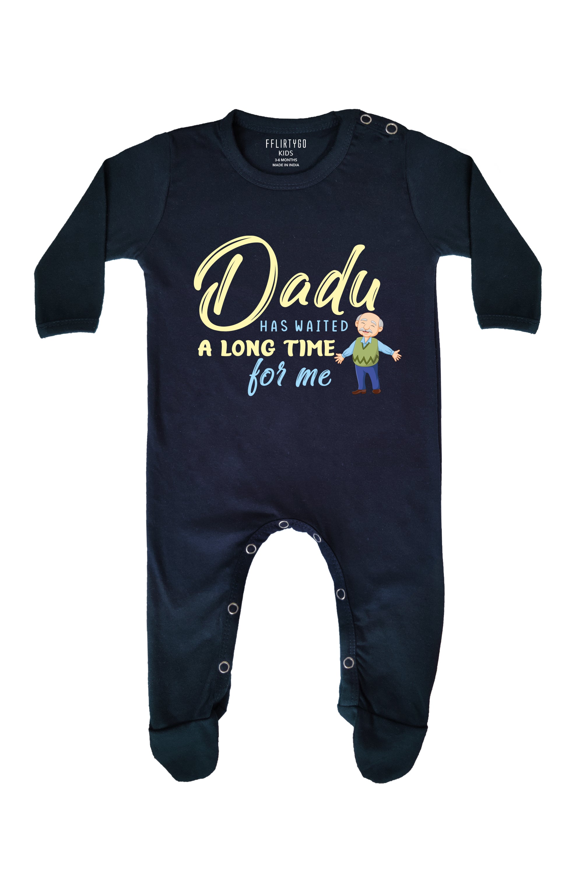 Dadu Has Waited A Long Time For Me Baby Romper | Onesies