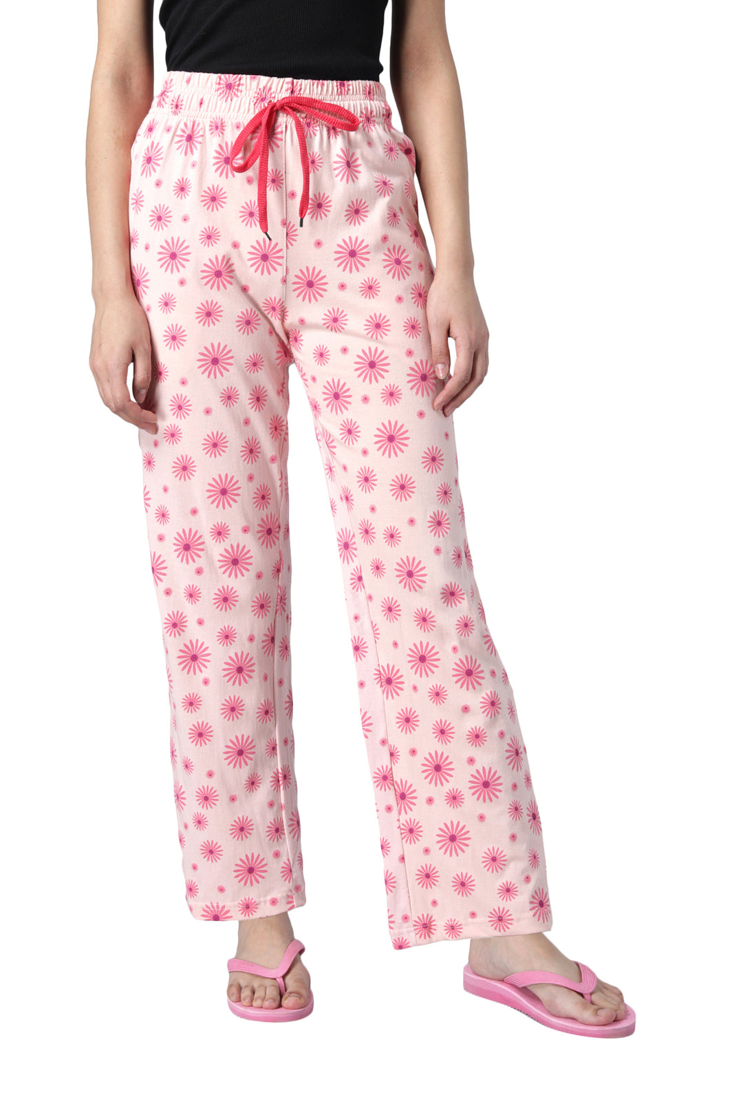 Fflirtygo Women's Cotton Printed Pyjama/Night Pants for Women/Women's  Lounge Pants/Womens Night Wear Pyjama (Prints and Colours May Vary Combo  Pack of