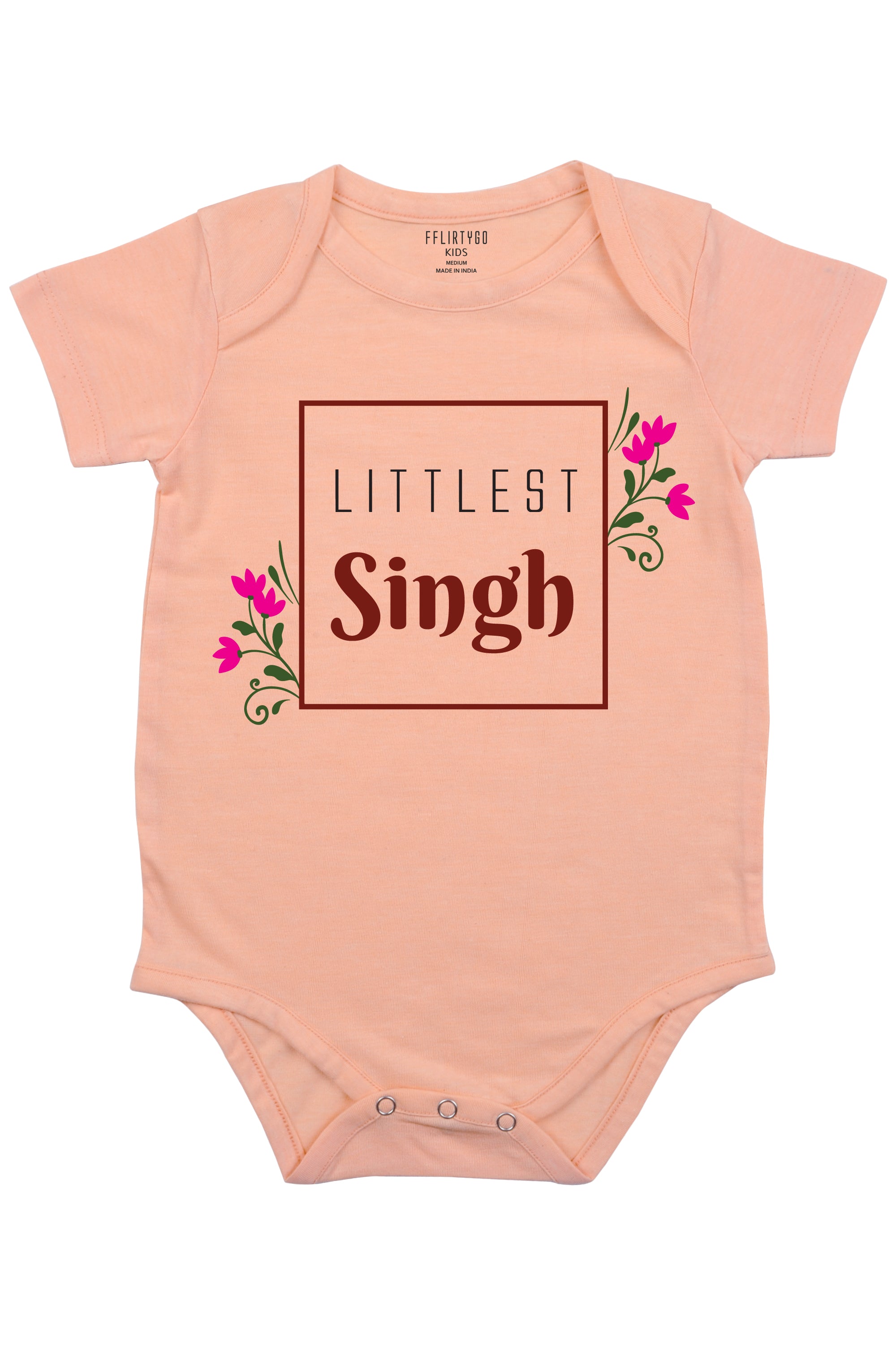 Littlest Custom Surname Baby Romper | Onesies