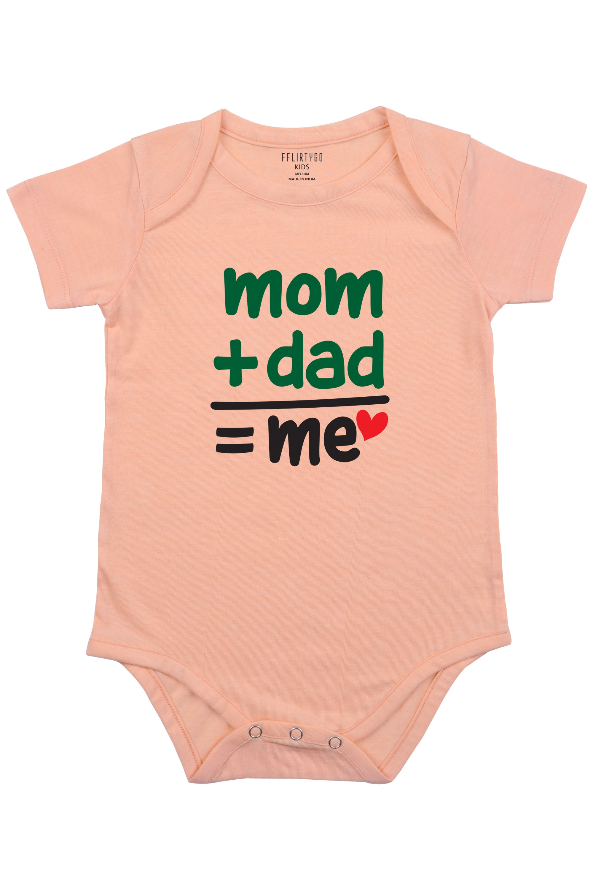 Mom and Dad Equal Me Baby Romper | Onesies