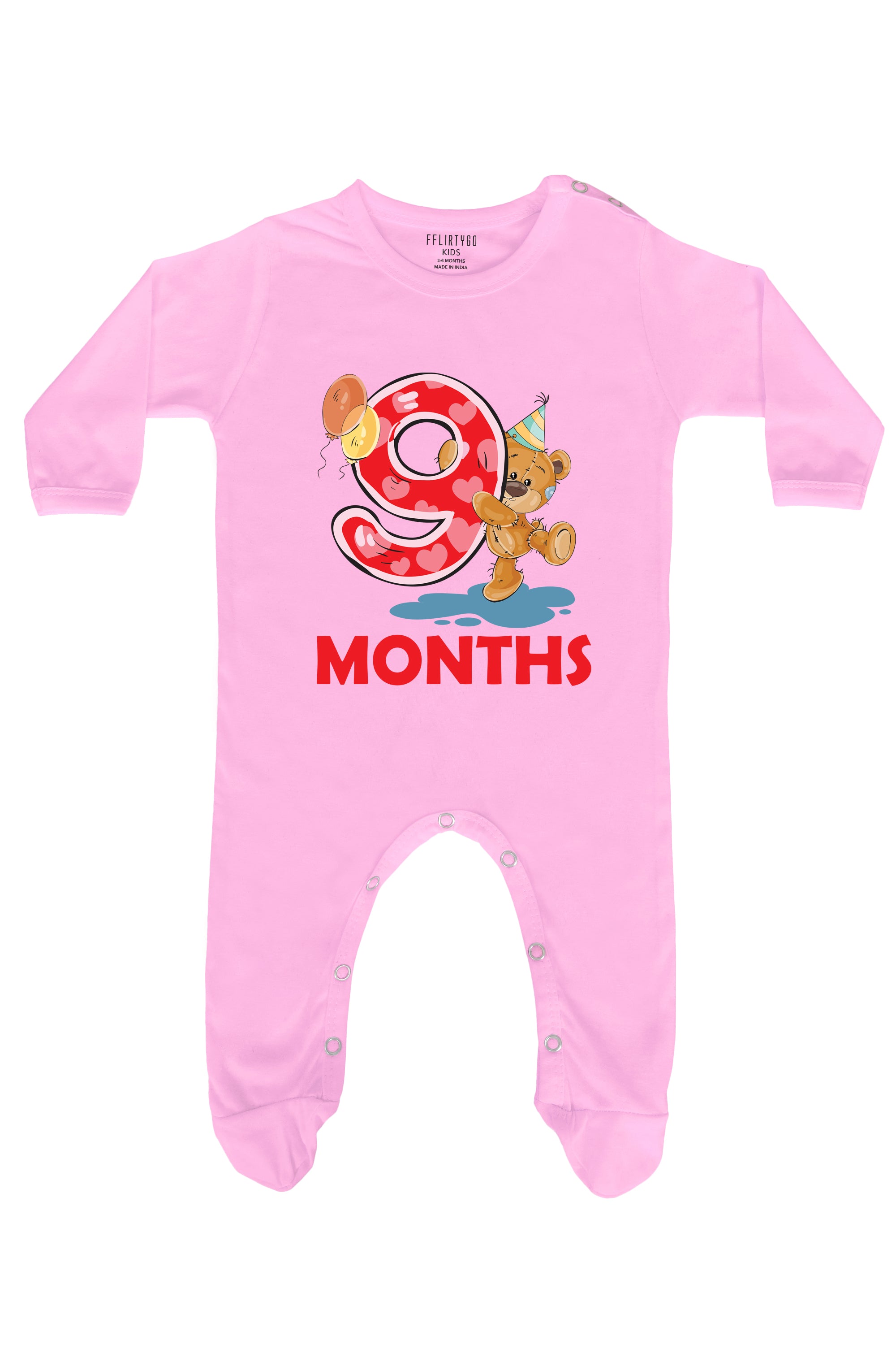 Nine Months Milestone Baby Romper | Onesies