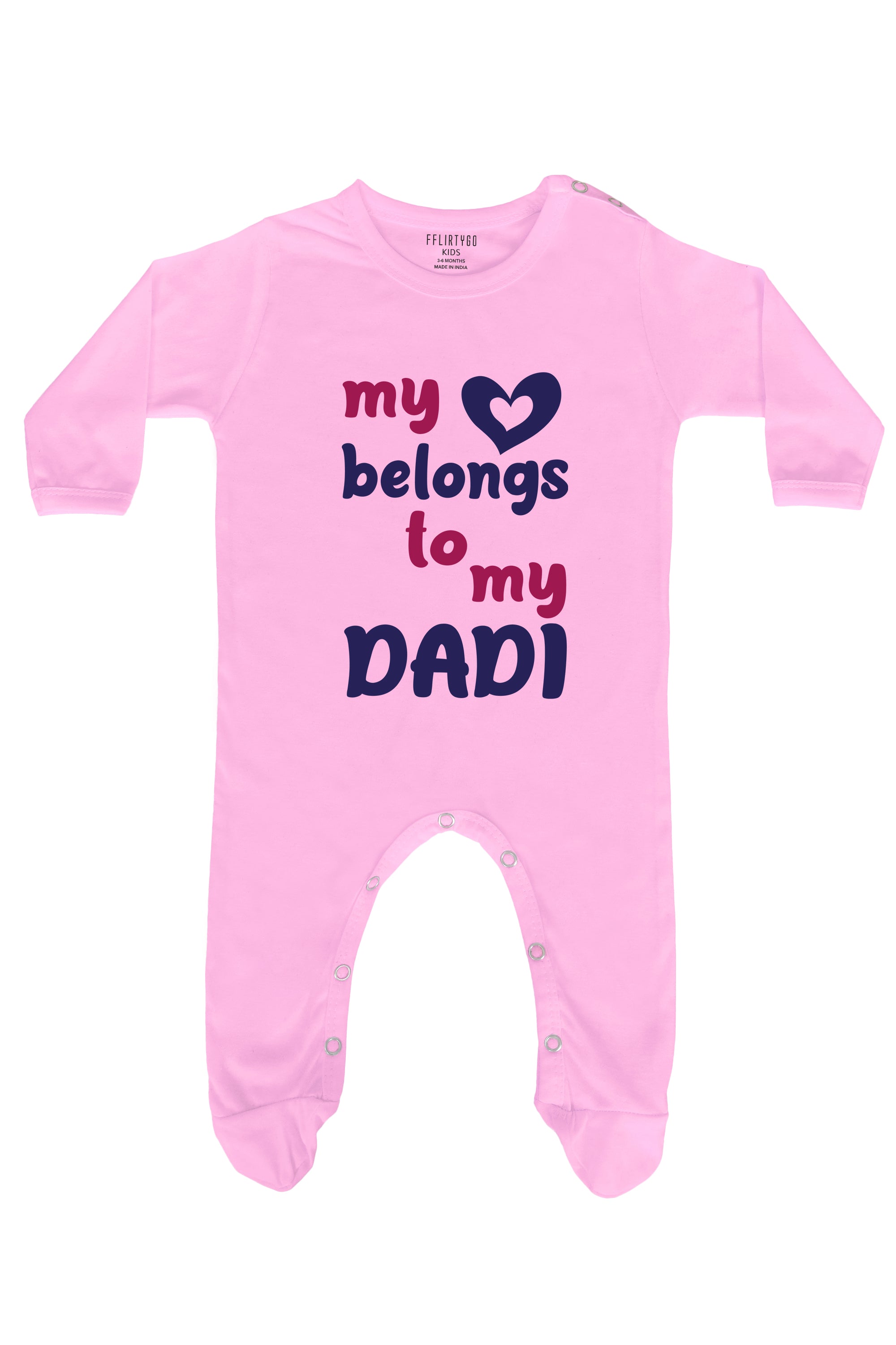 My Love Belongs To My Dadi Baby Romper | Onesies