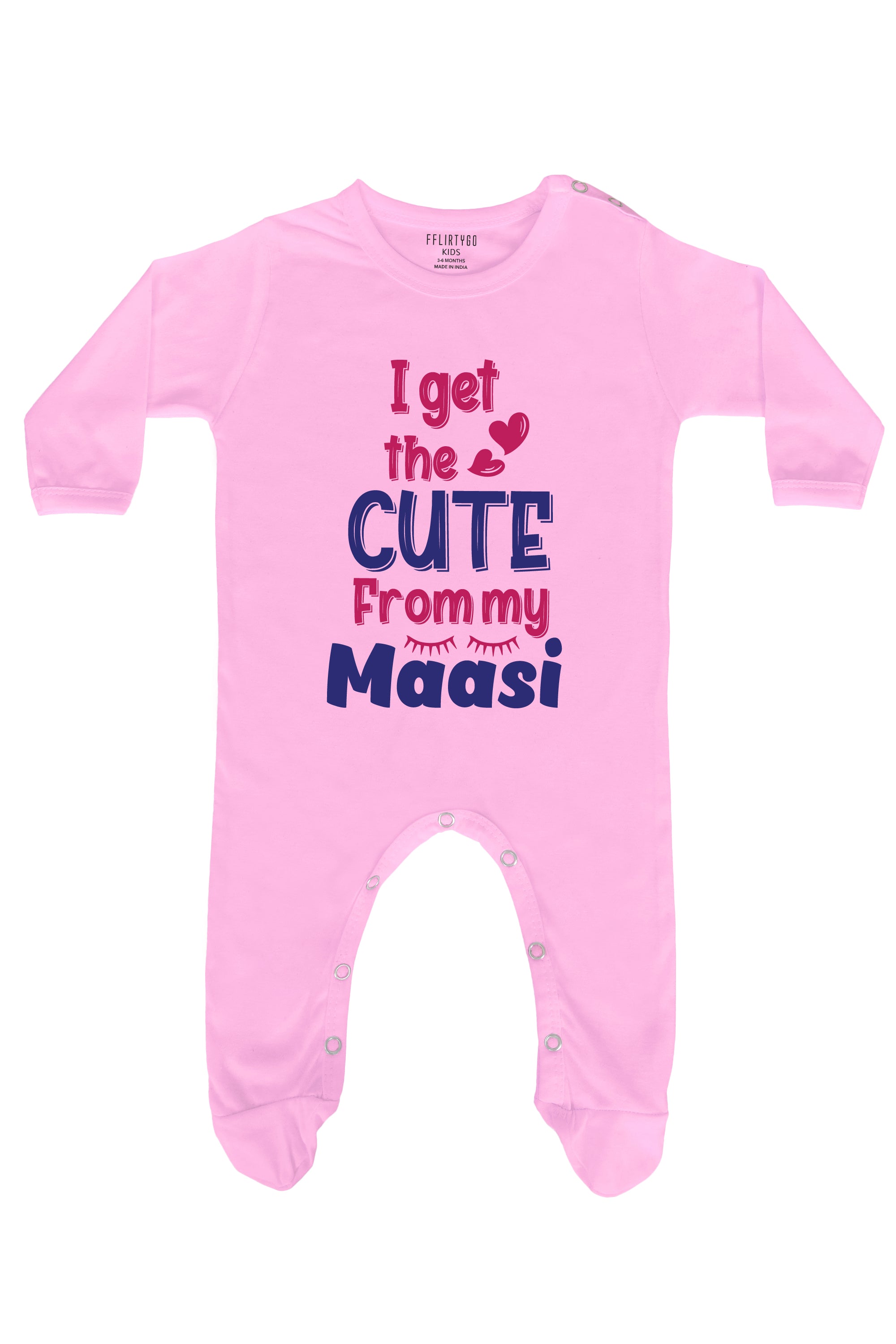 I Get The Cute From My Maasi Baby Romper | Onesies