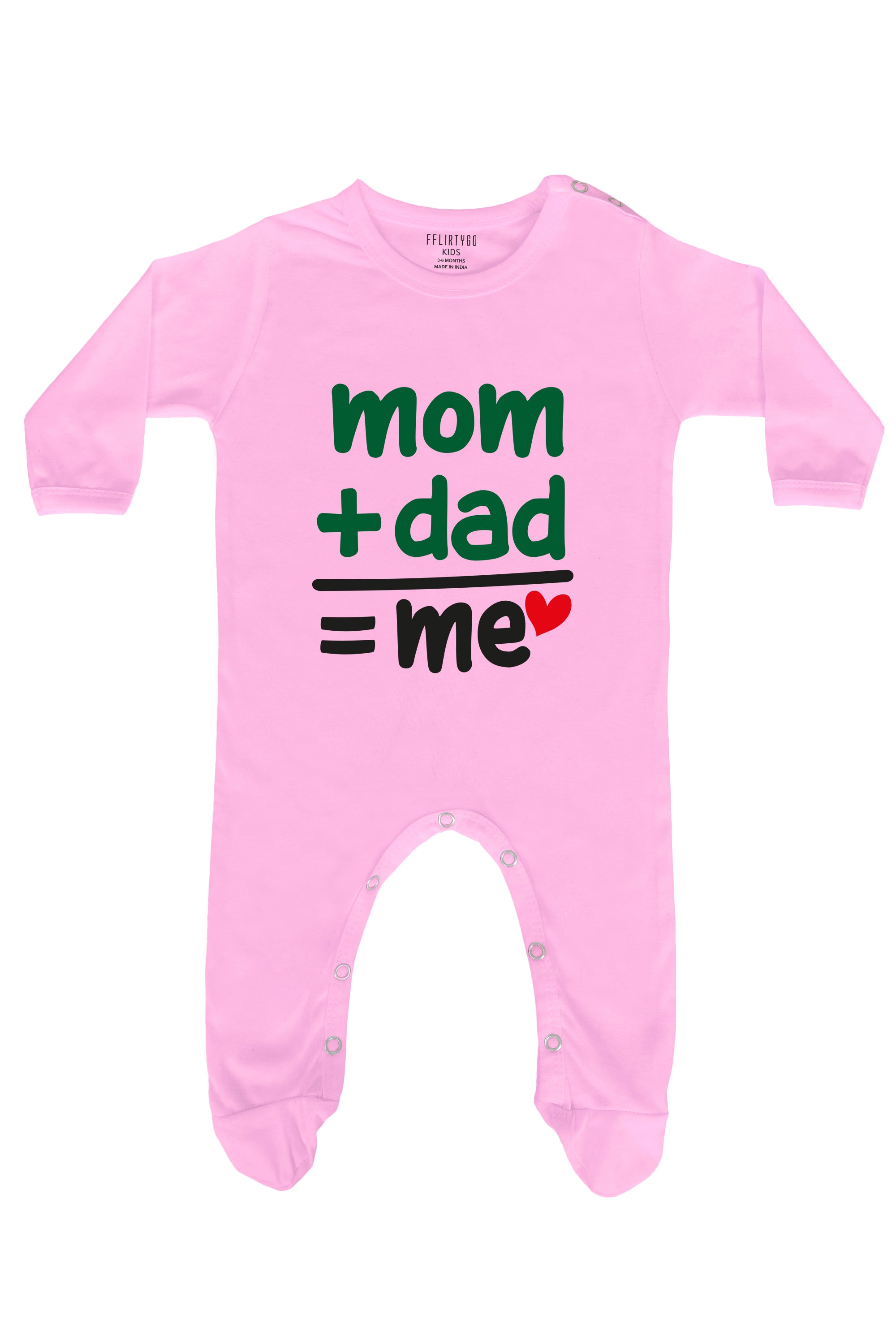 Mom and Dad Equal Me Baby Romper | Onesies