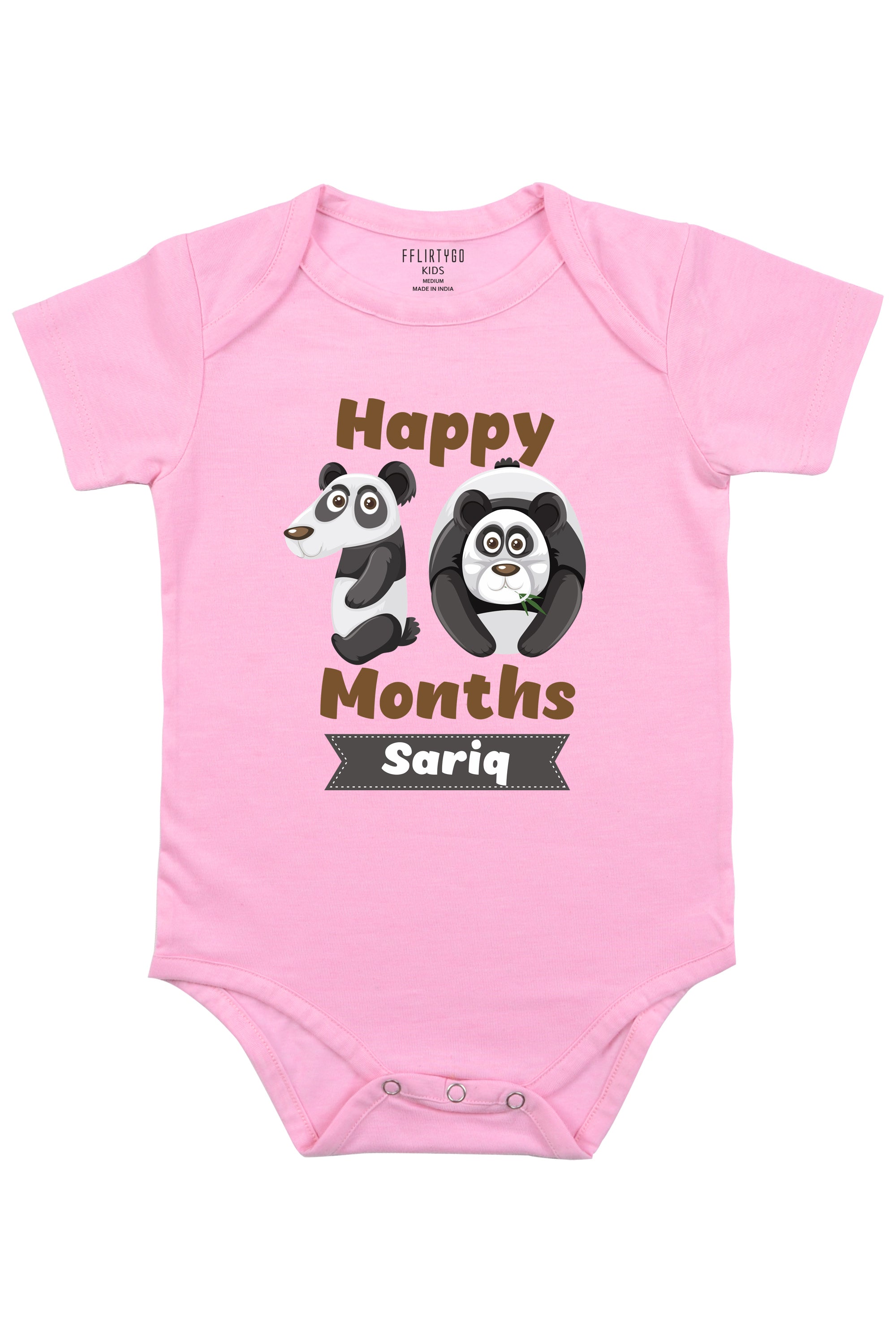 Ten Month Milestone Baby Romper | Onesies w/ Custom Name