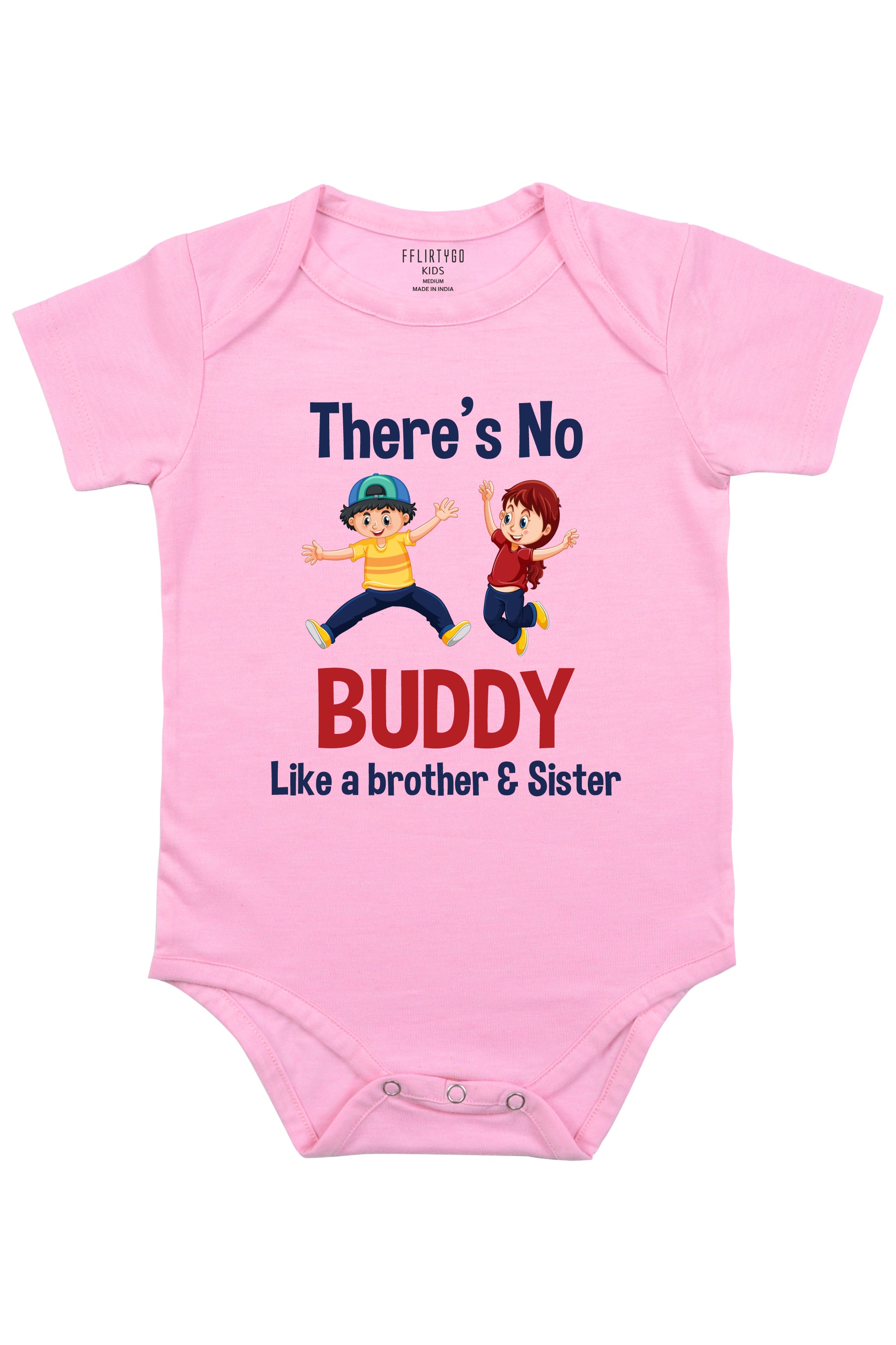 There's no Buddy Like a Brother and Sister Baby Romper | Onesies