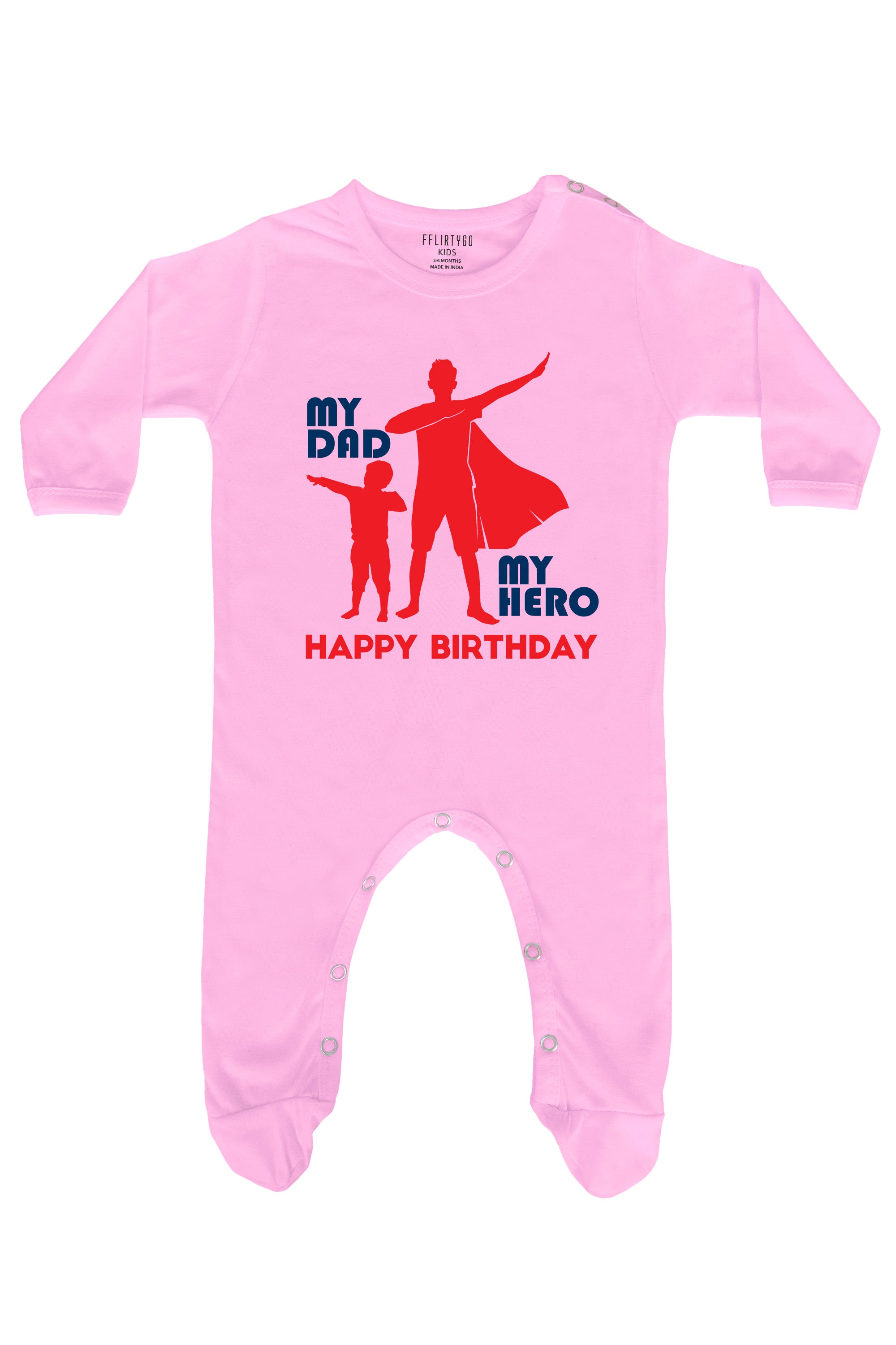 My Dad My  Hero Baby Romper | Onesies