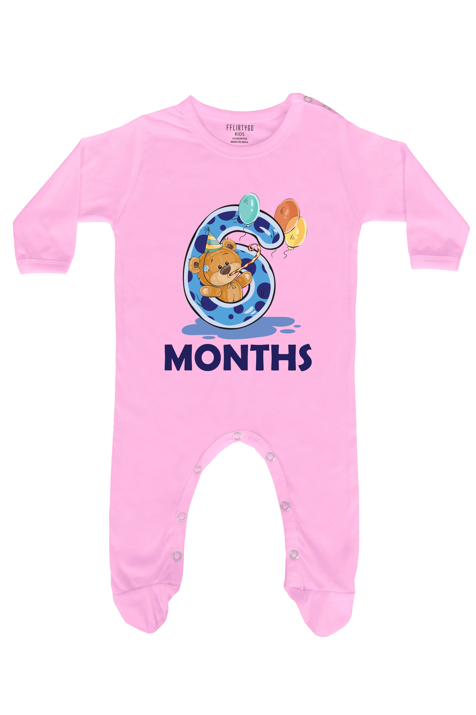 Six Months Milestone Baby Romper | Onesies