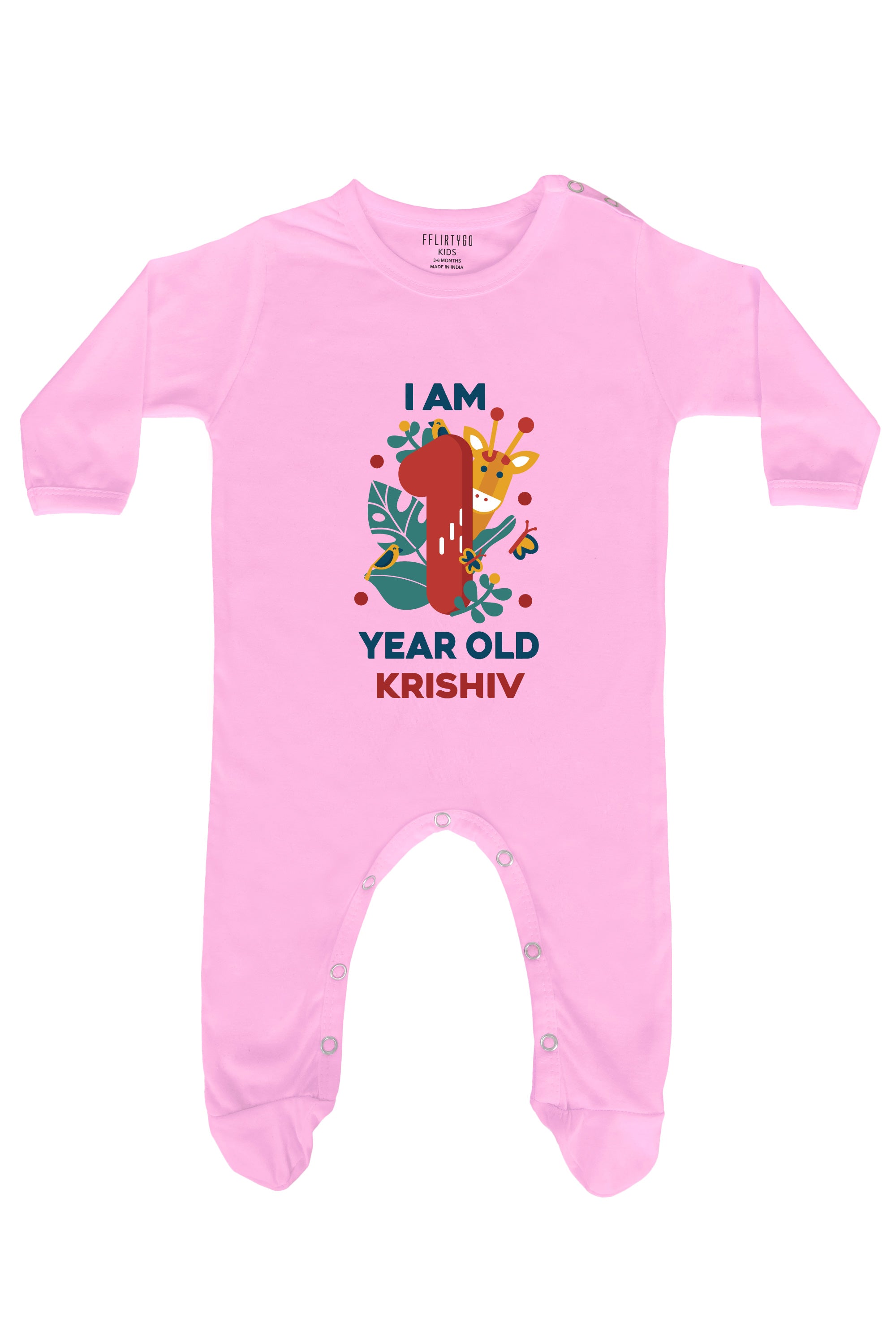 1 Year Birthday Baby Romper | Onesies w/ Custom Name