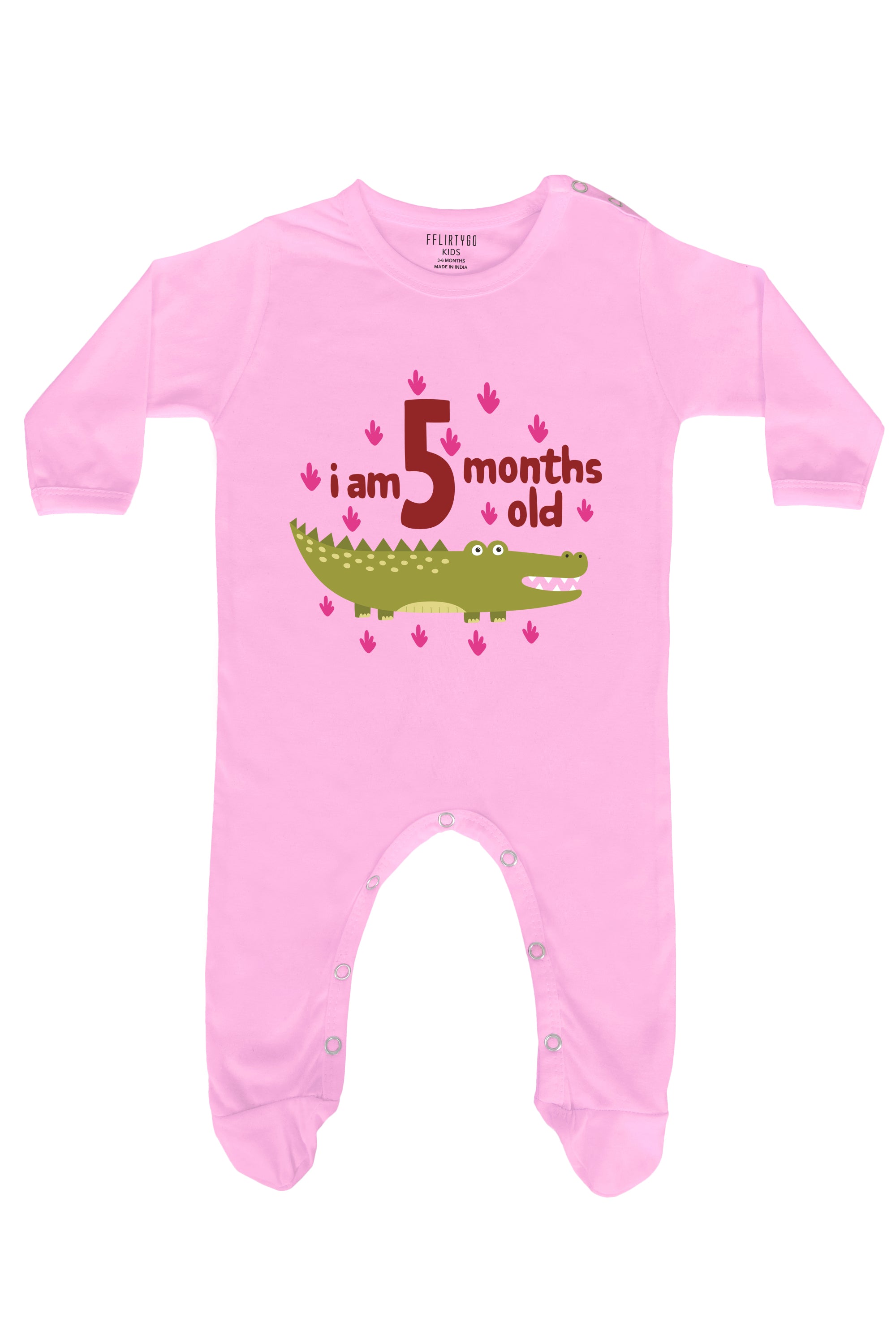 Five Months Milestone Baby Romper | Onesies