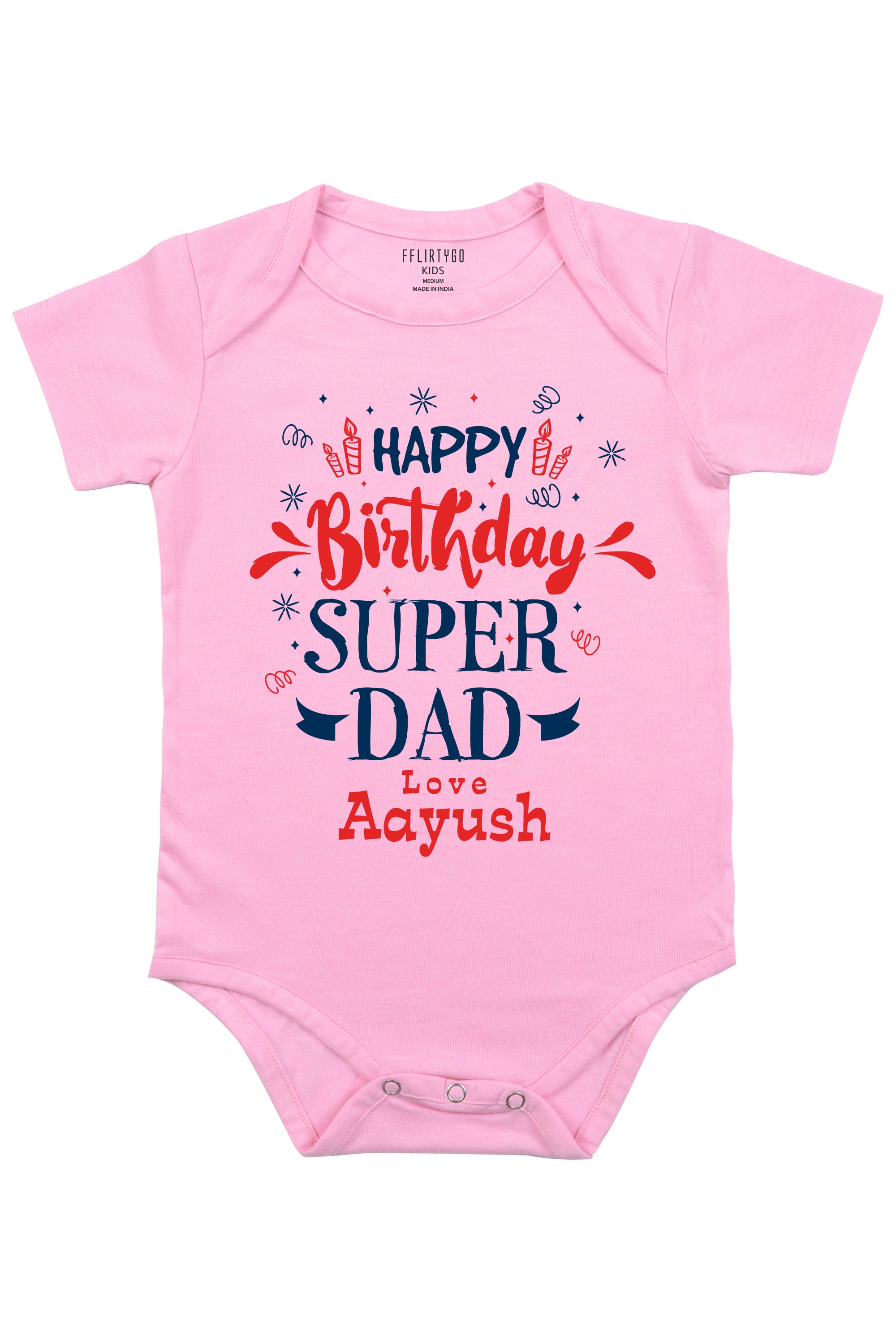 Super Dad Custom Baby Romper | Onesies w/ Custom Name