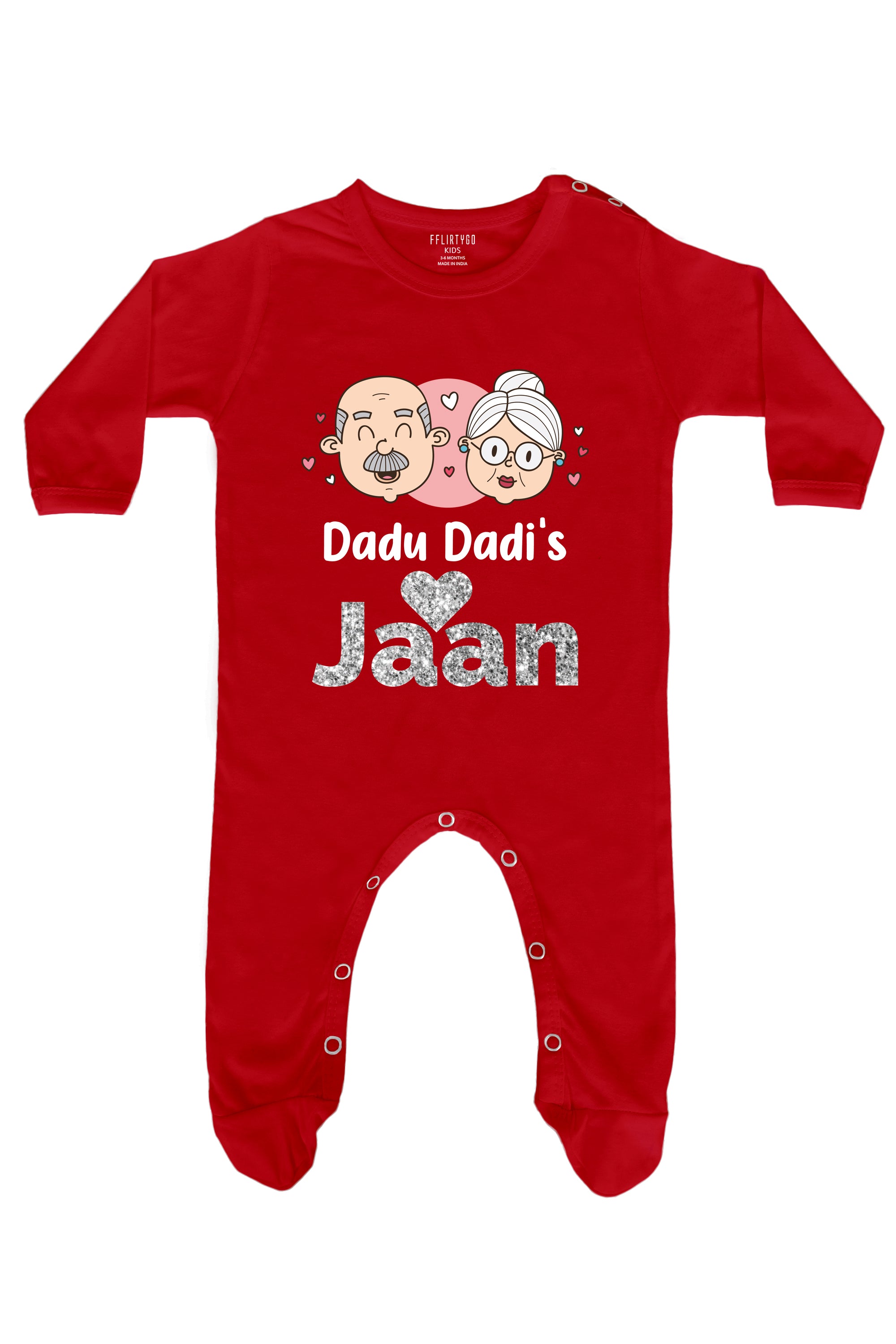 Dadu Dadi's Jaan Baby Romper | Onesies