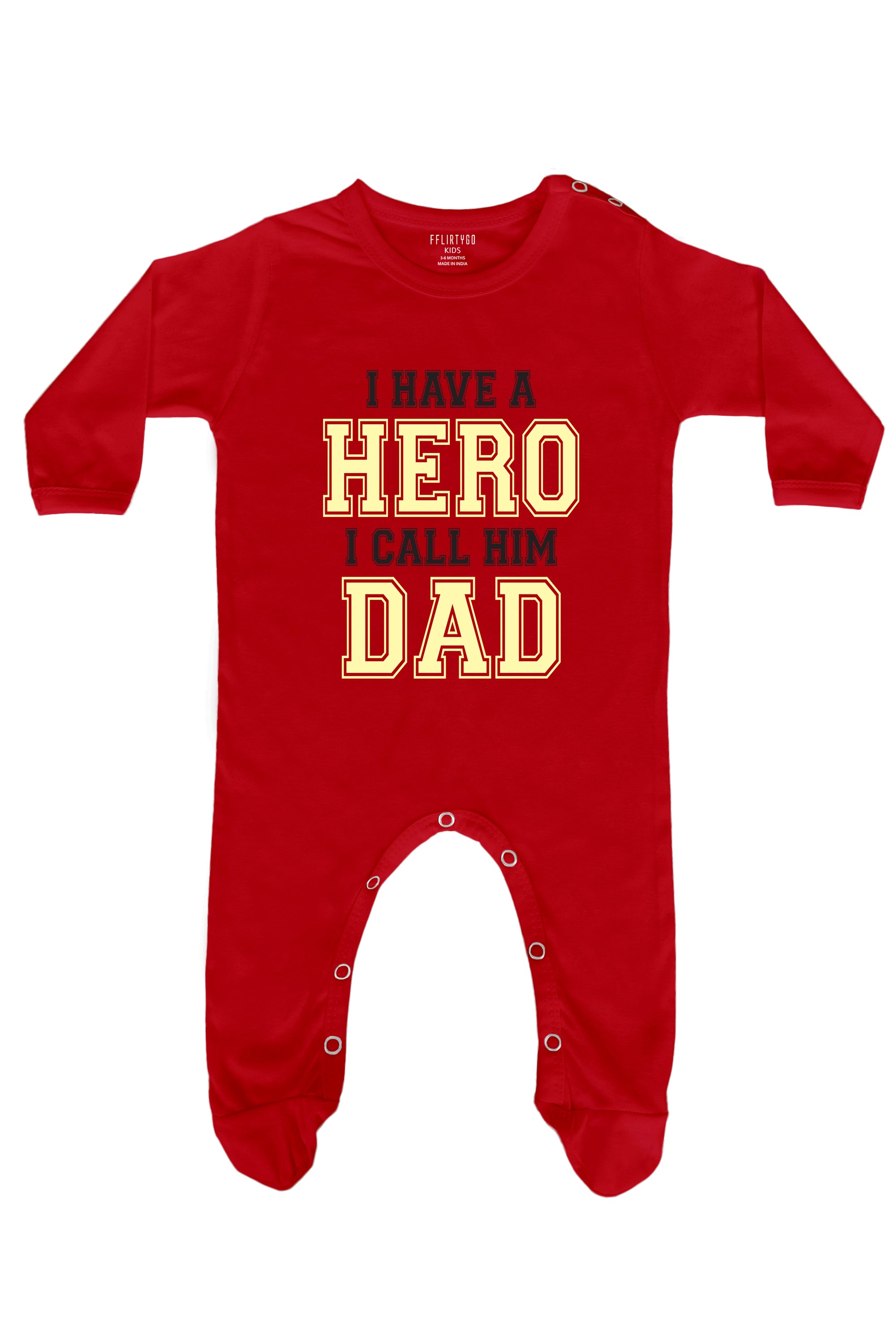 I Have A Hero I Call Him Dad  Baby Romper | Onesies