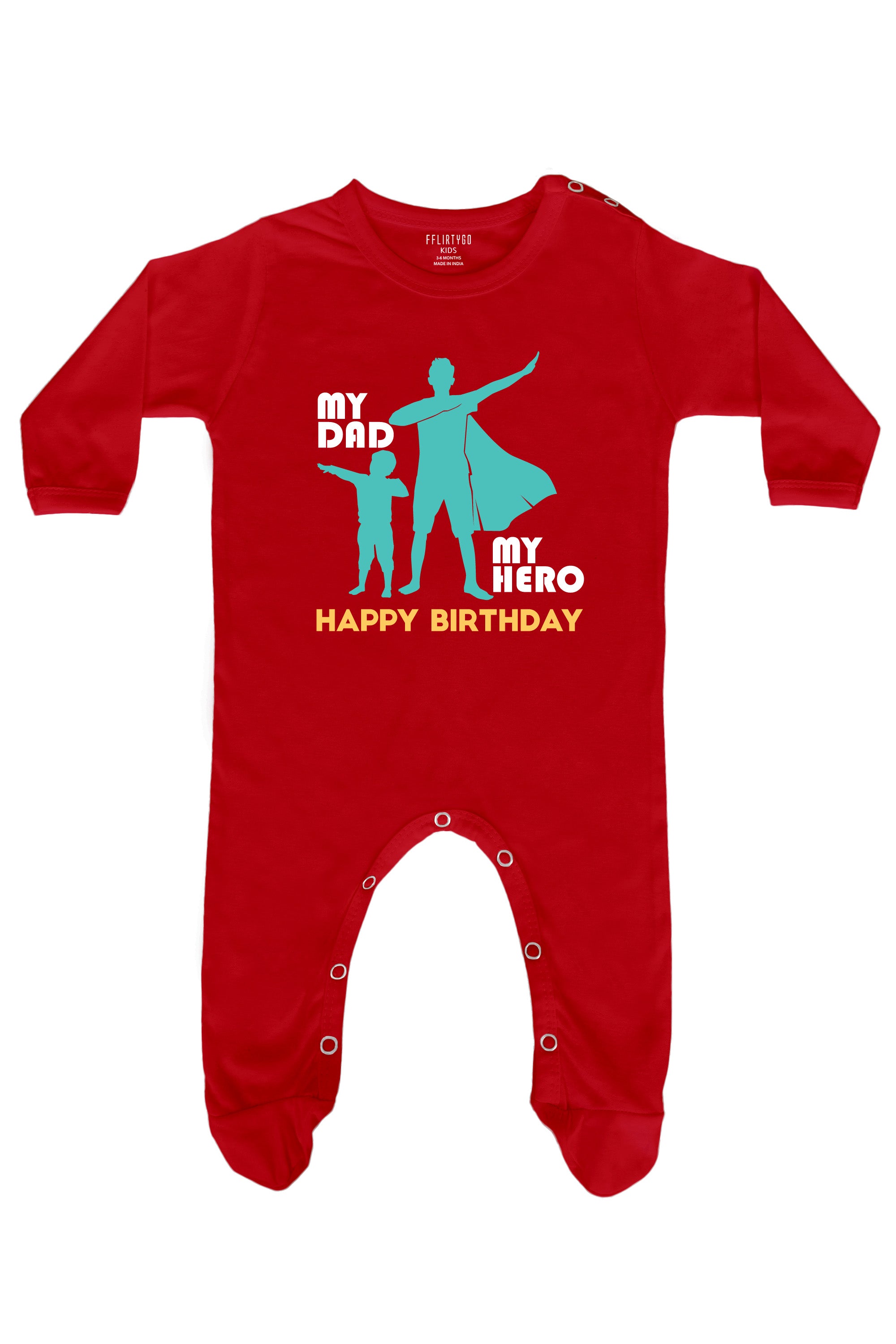 My Dad My  Hero Baby Romper | Onesies