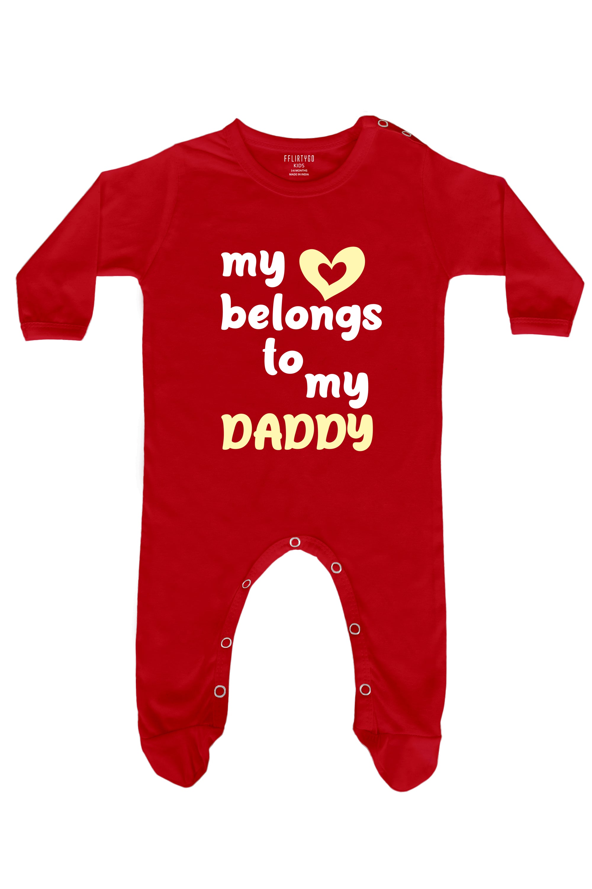 My Heart Belongs To My Daddy Baby Romper | Onesies