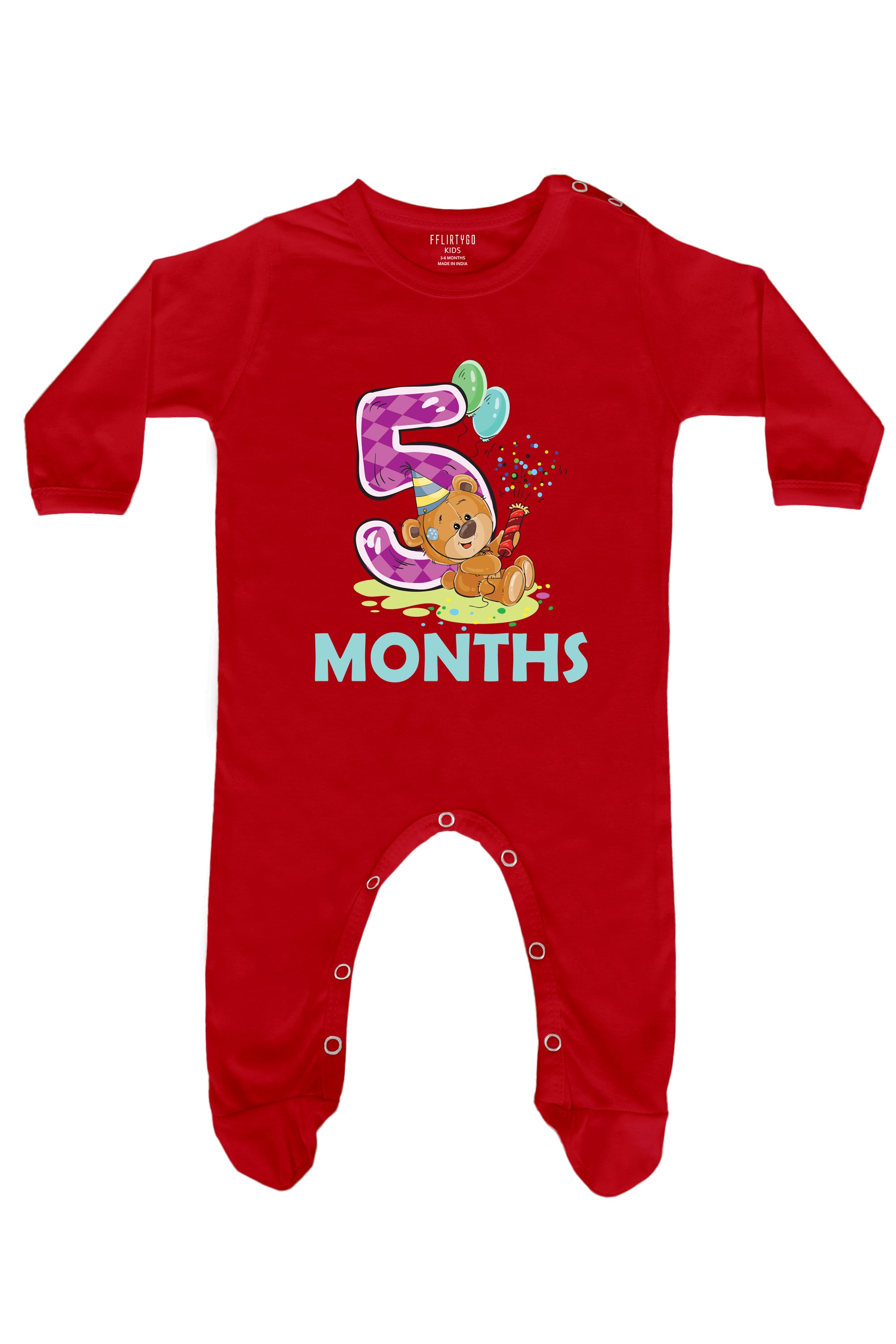 Five Months Milestone Baby Romper | Onesies