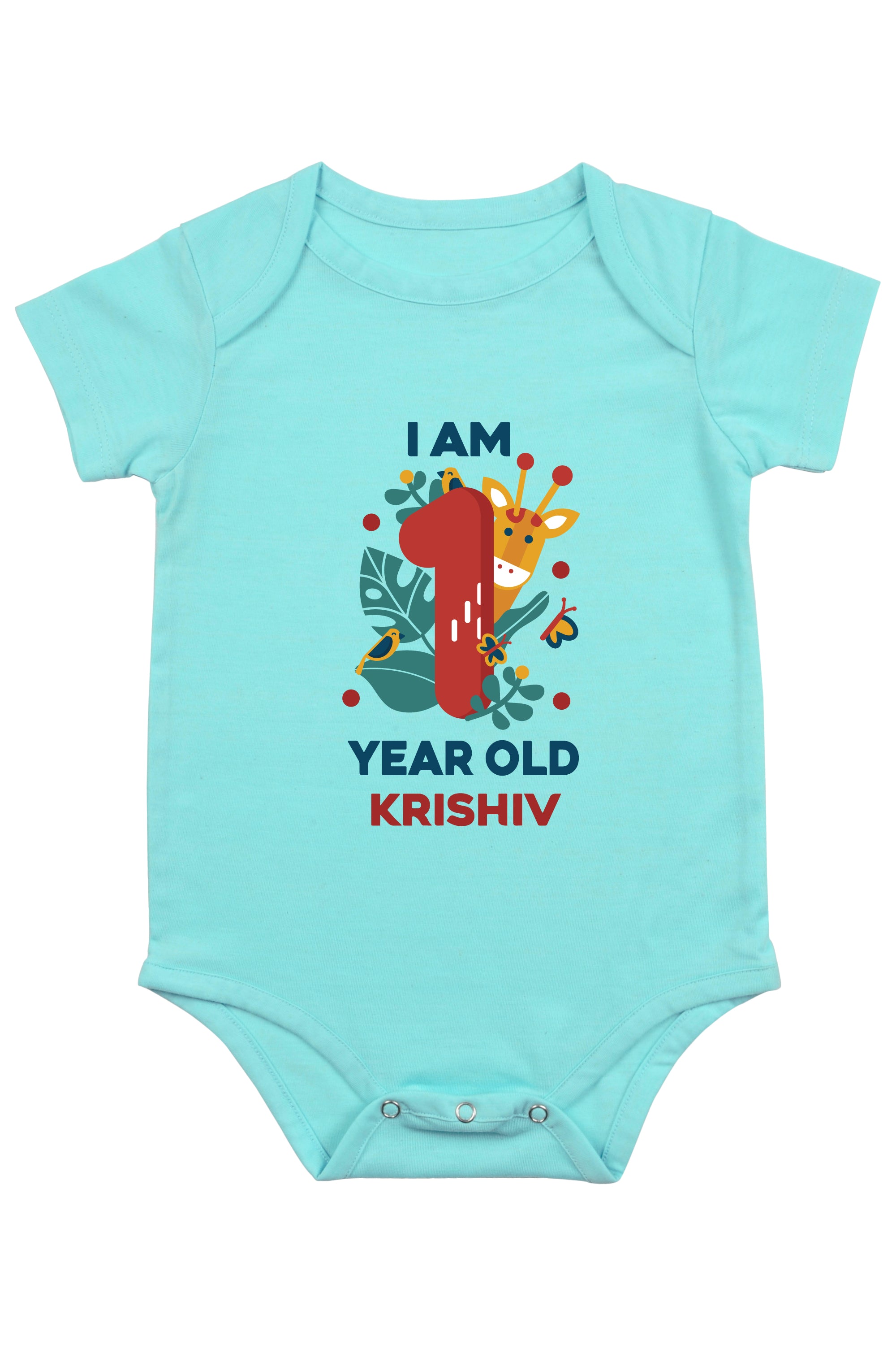 1 Year Birthday Baby Romper | Onesies w/ Custom Name