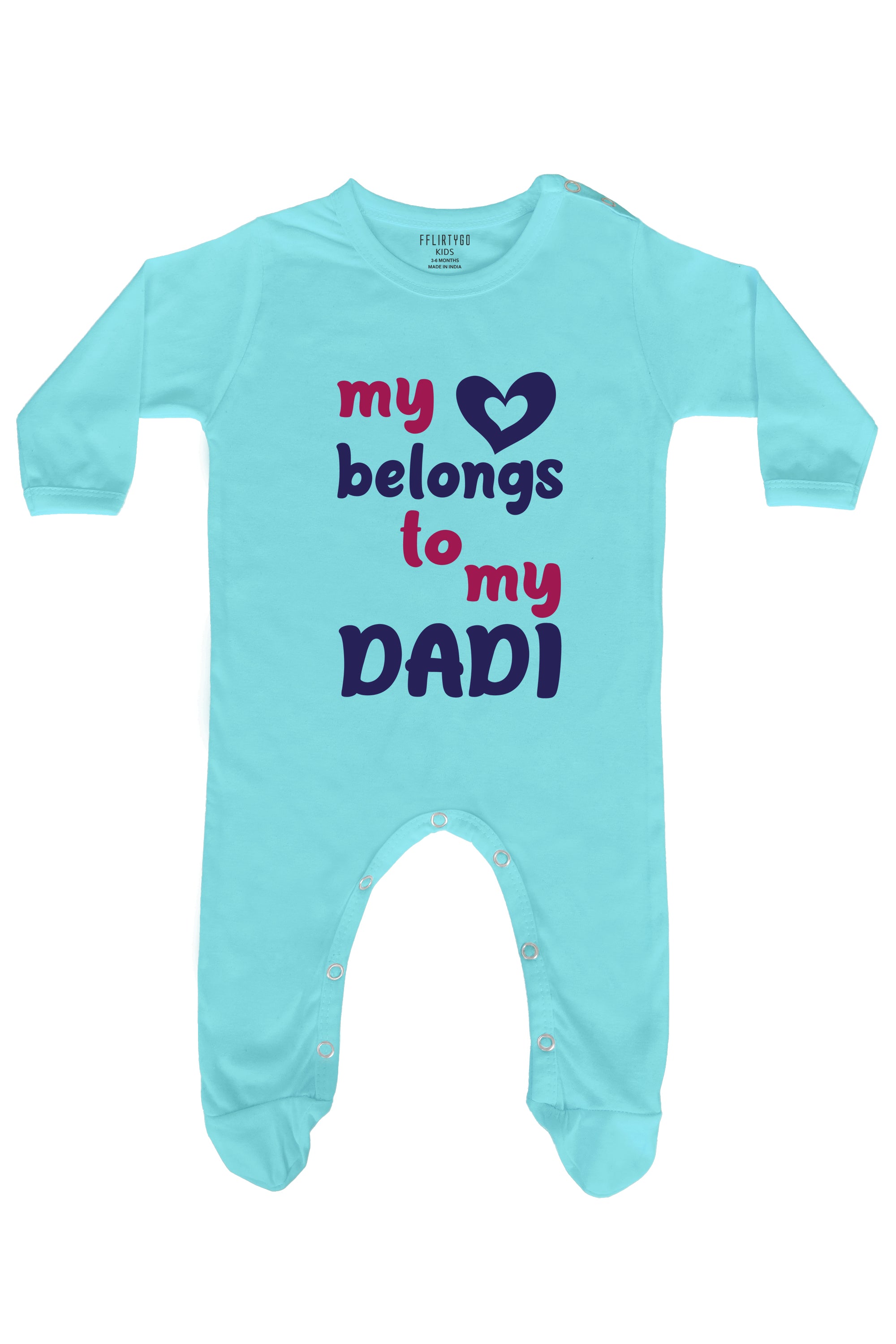 My Love Belongs To My Dadi Baby Romper | Onesies