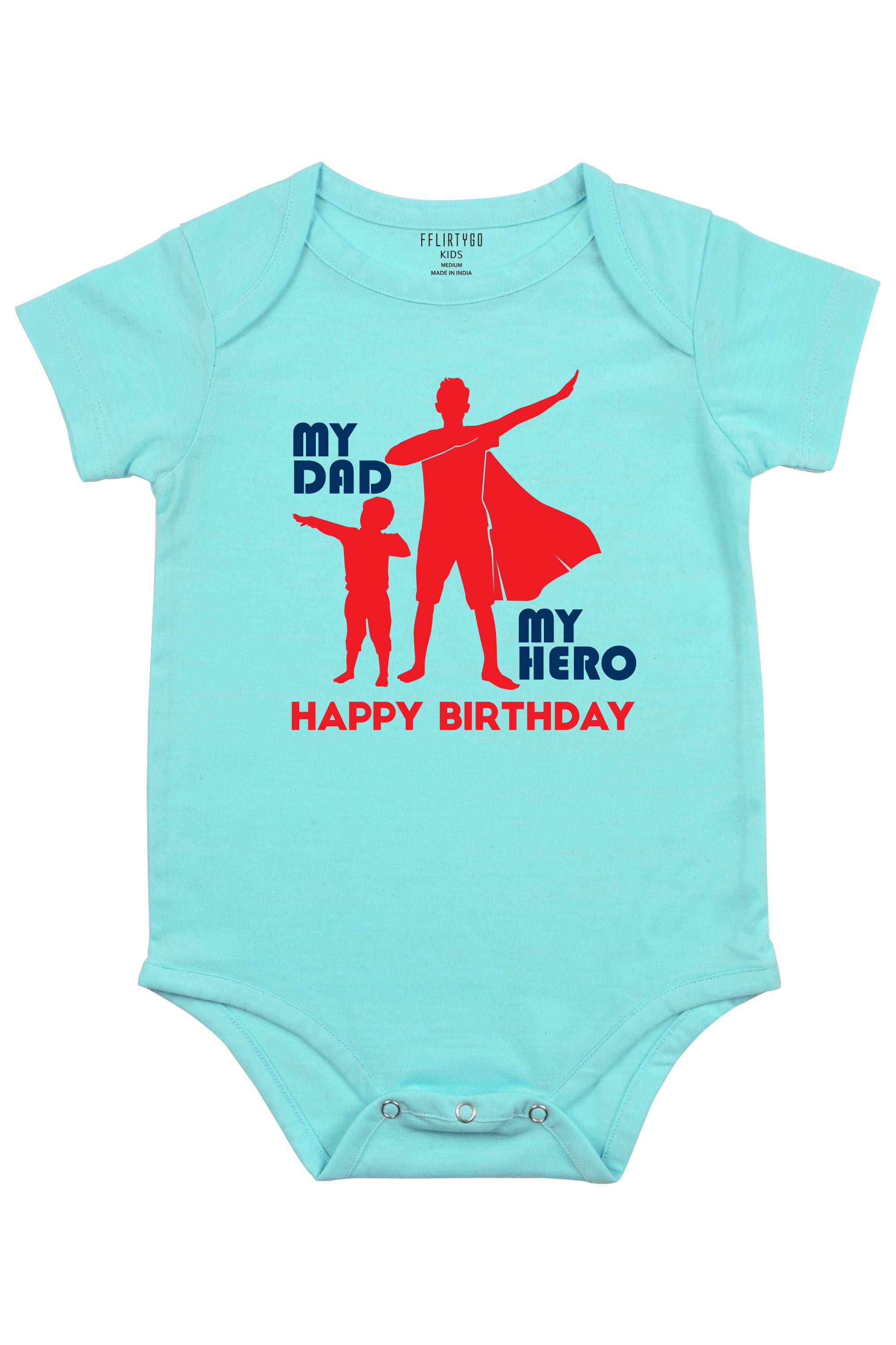 My Dad My  Hero Baby Romper | Onesies