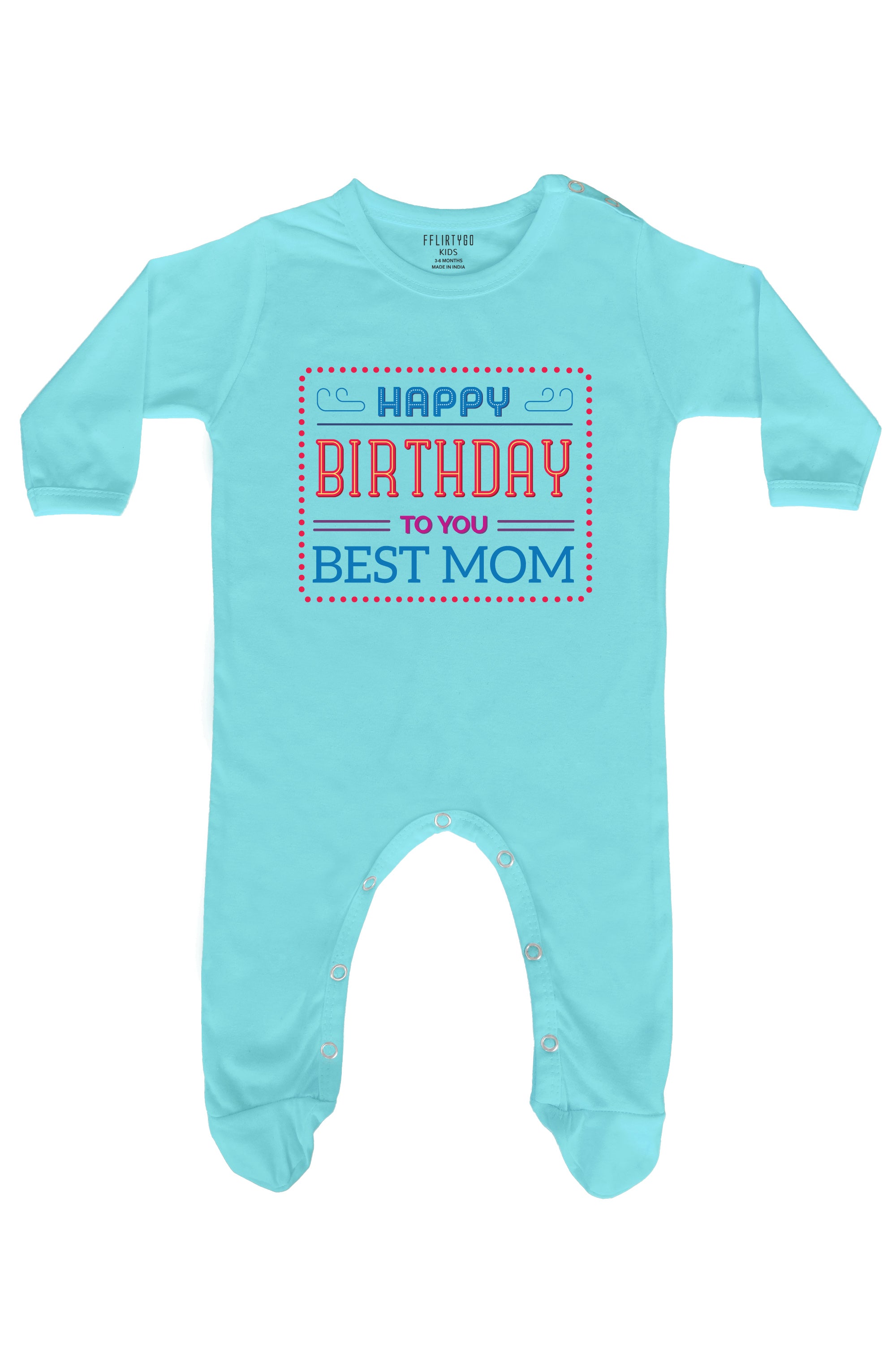 Happy Birthday Best Mom Baby Romper | Onesies