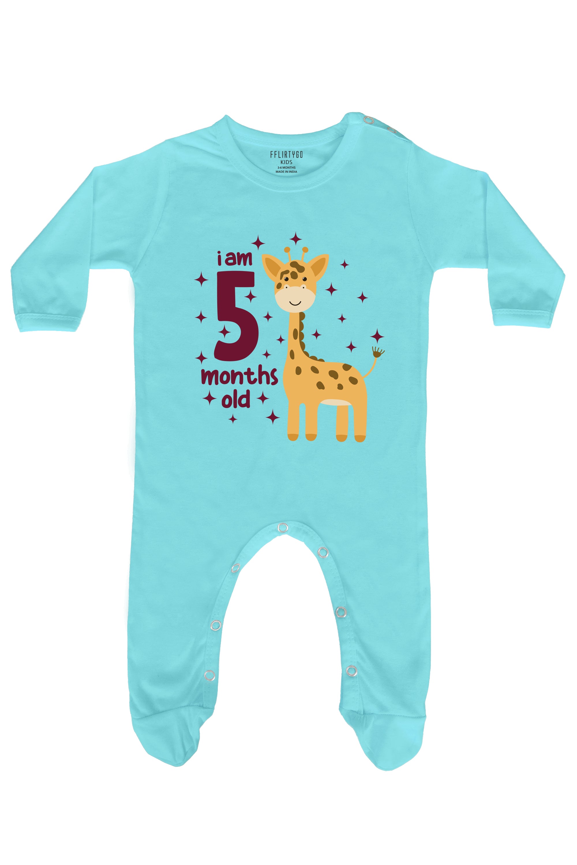 Five Month Milestone Baby Romper | Onesies