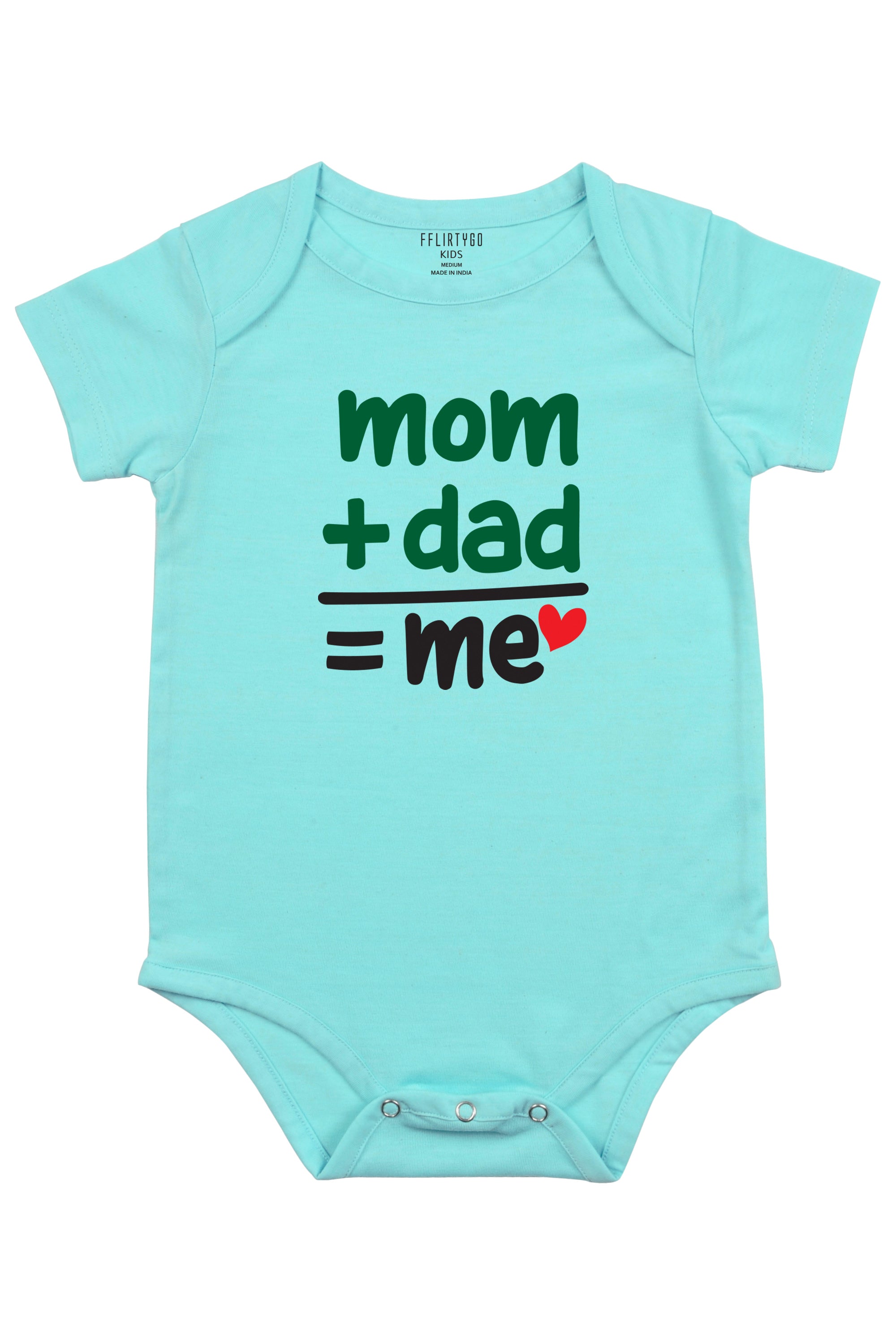 Mom and Dad Equal Me Baby Romper | Onesies