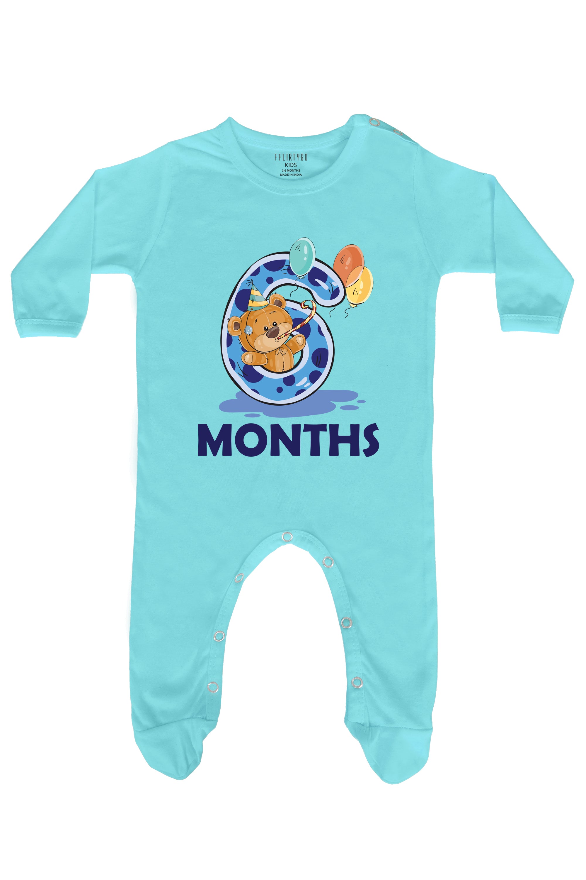 Six Months Milestone Baby Romper | Onesies