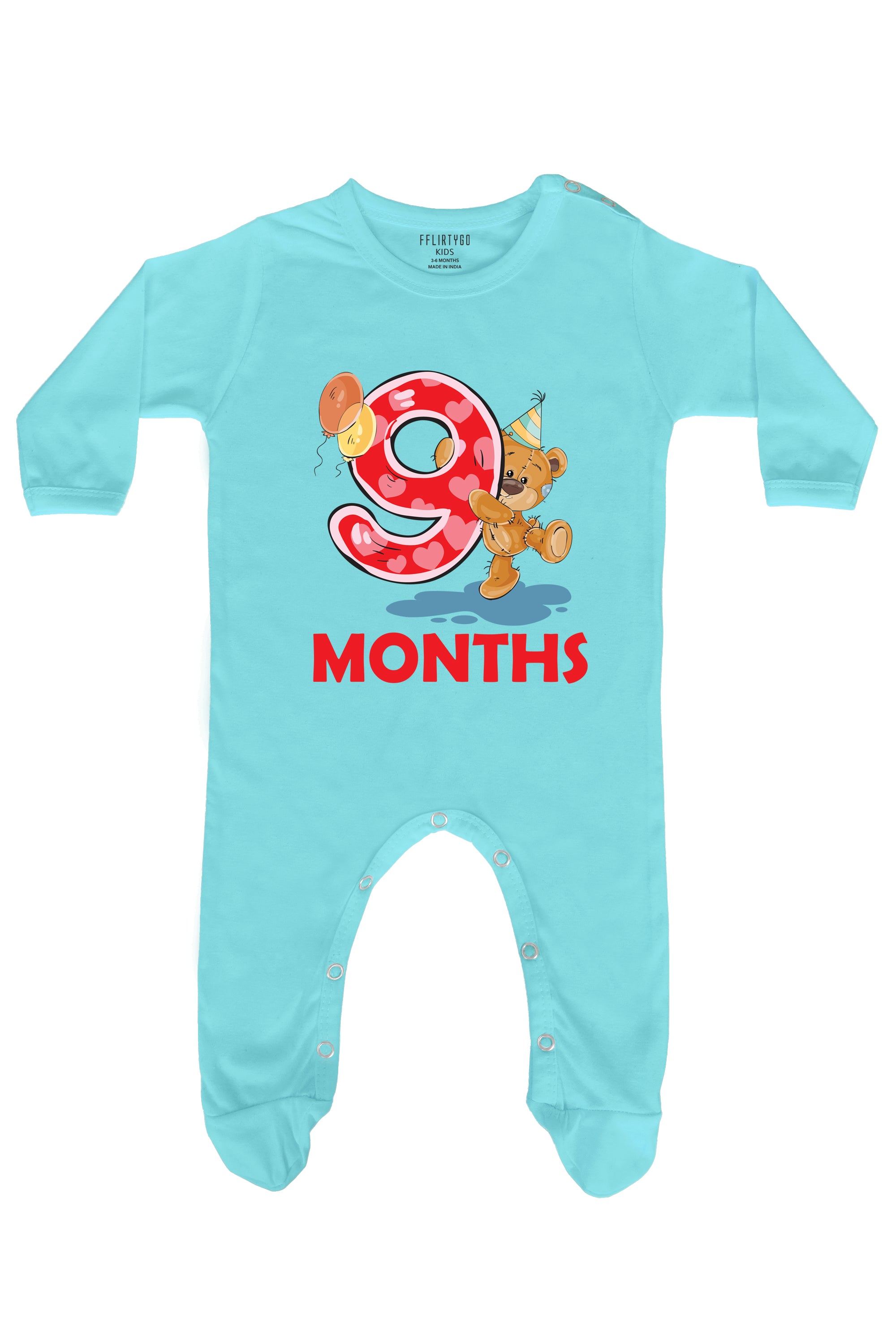 Nine Months Milestone Baby Romper | Onesies