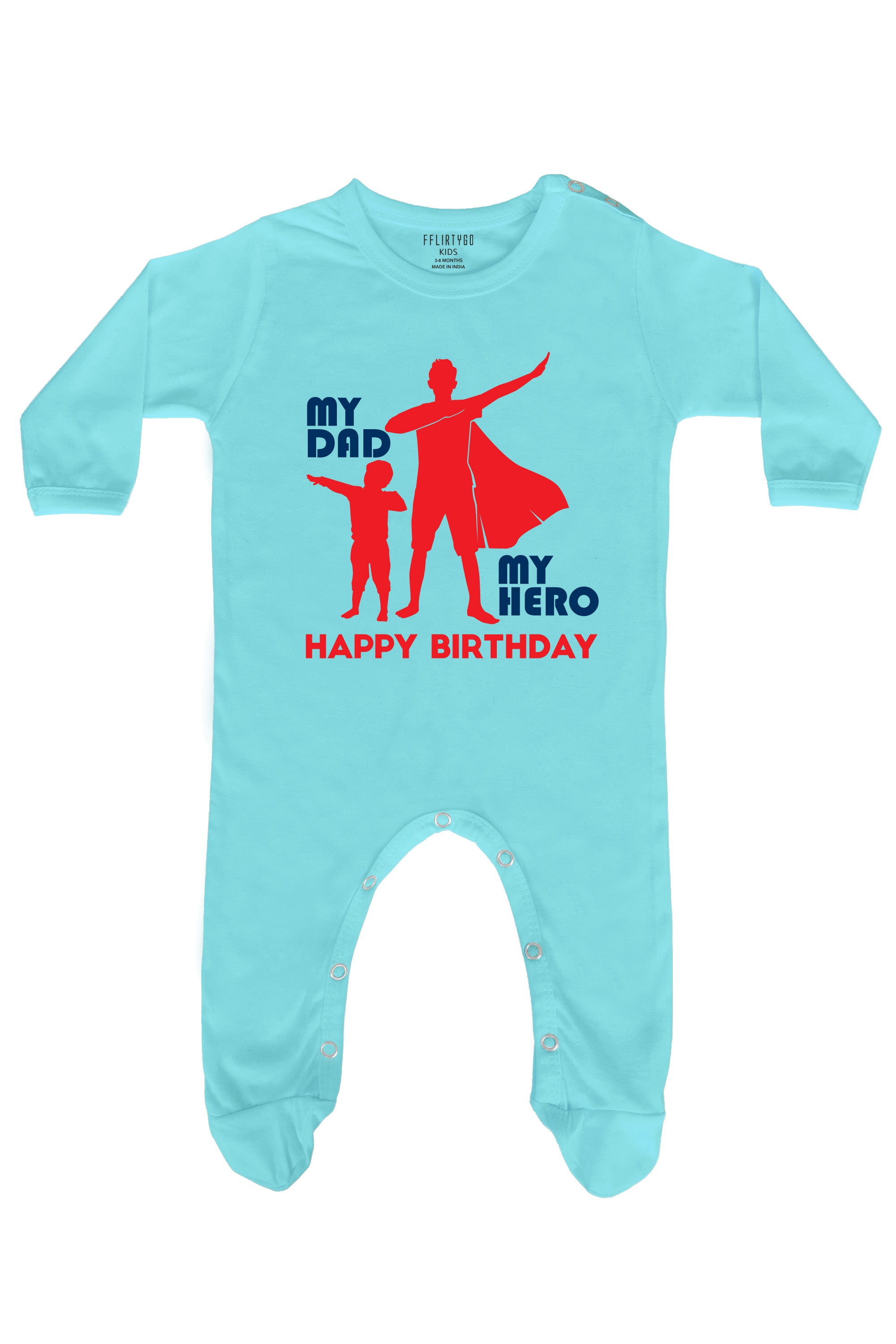 My Dad My  Hero Baby Romper | Onesies