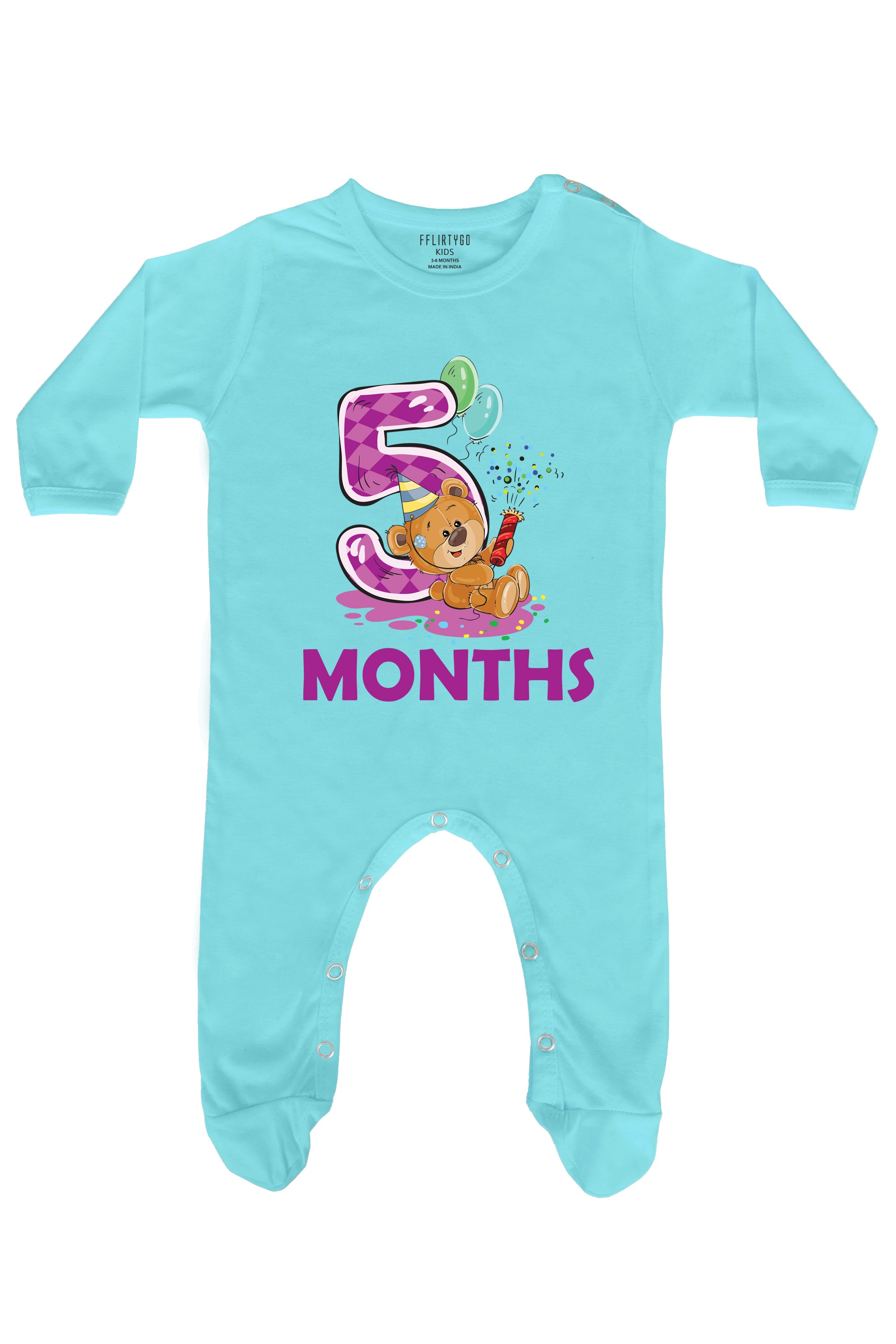 Five Months Milestone Baby Romper | Onesies