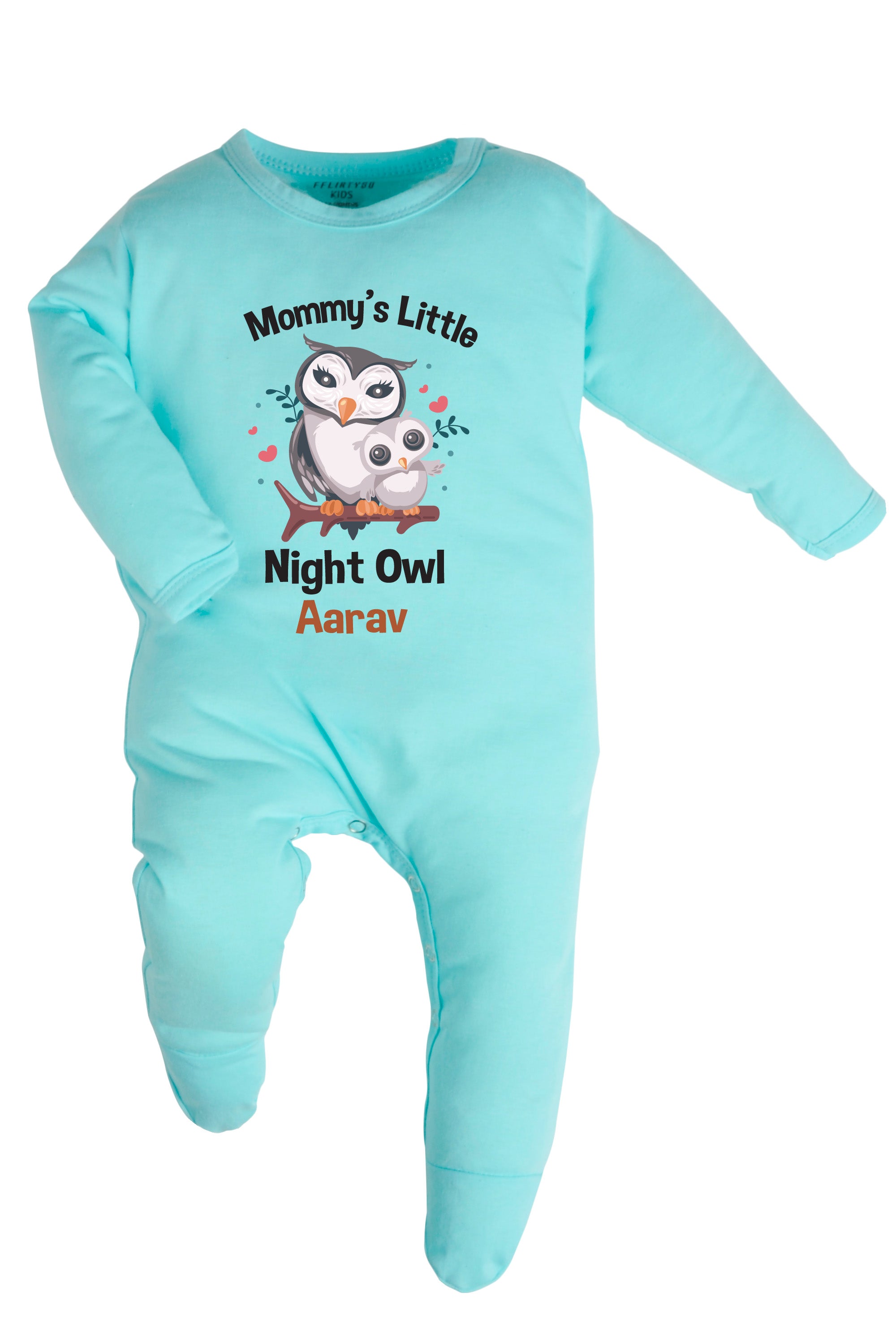 Mommy's Little Night Owl Baby Romper | Onesies w/ Custom Name