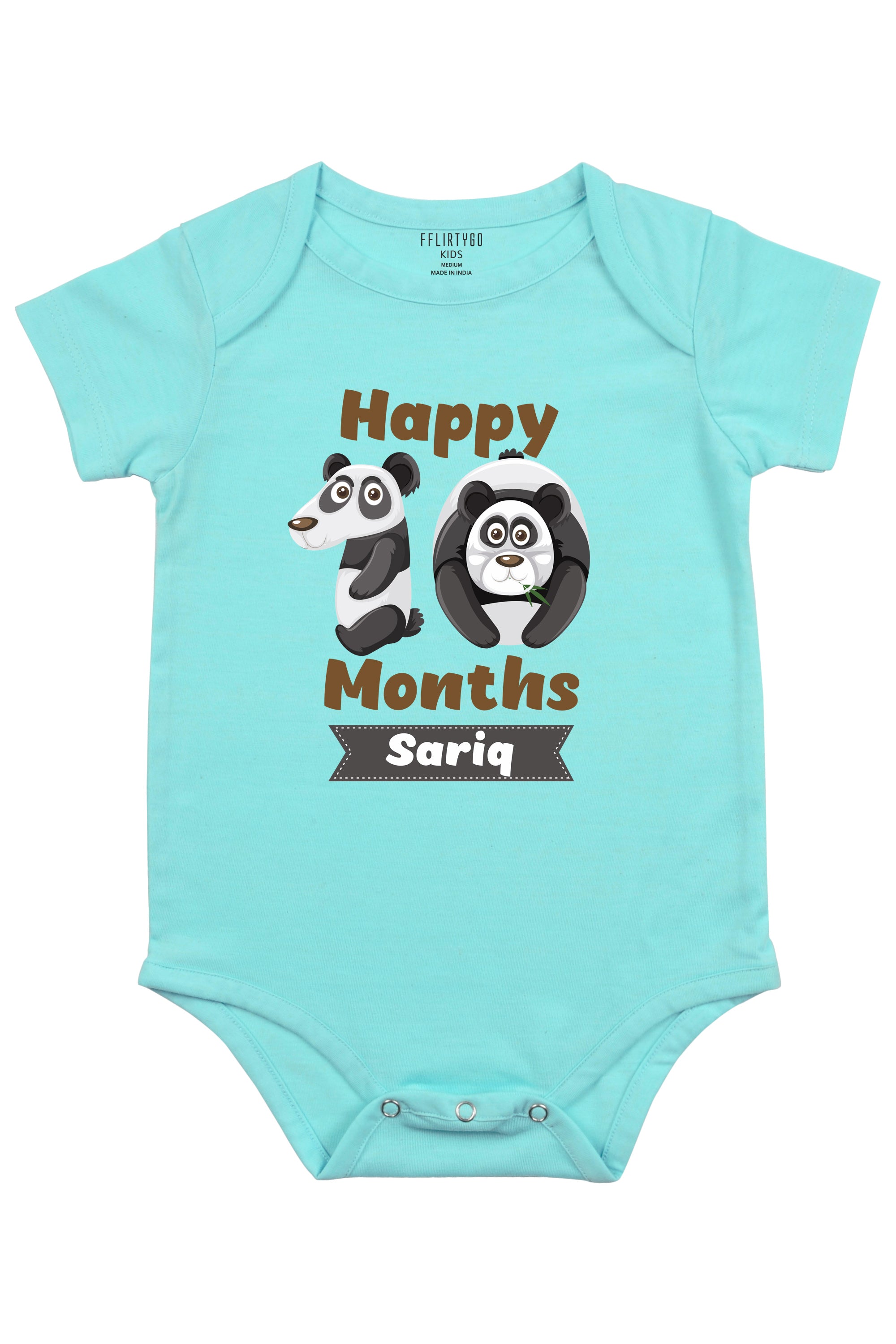 Ten Month Milestone Baby Romper | Onesies w/ Custom Name