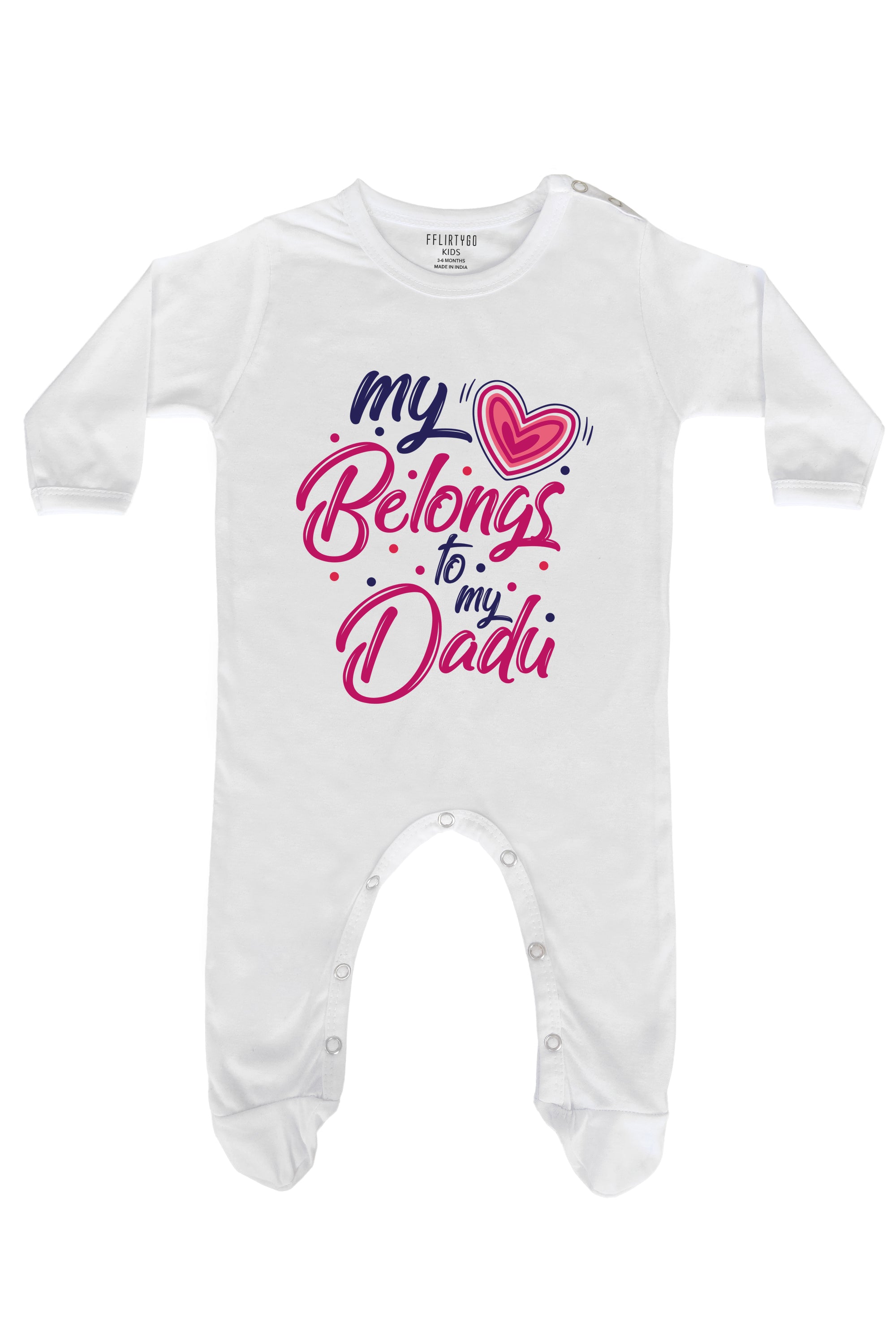 My Love Belongs to My Dadu Baby Romper | Onesies